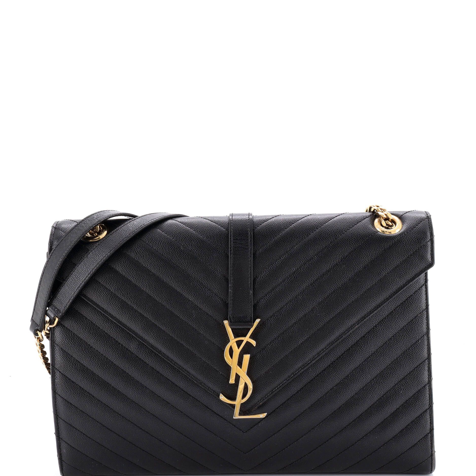 Saint Laurent Paris Classic Monogram Envelope Satchel Size ONE SIZE - 1 Thumbnail