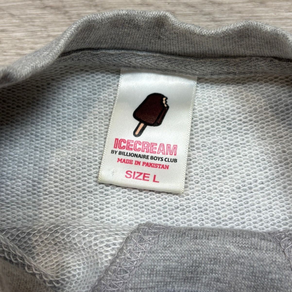 Billionaire Boys Club × Icecream × Pharrell Icecream BBC Logo Crewneck Sweatshirt Pullover Men's Large Size US L / EU 52-54 / 3 - 4 Thumbnail