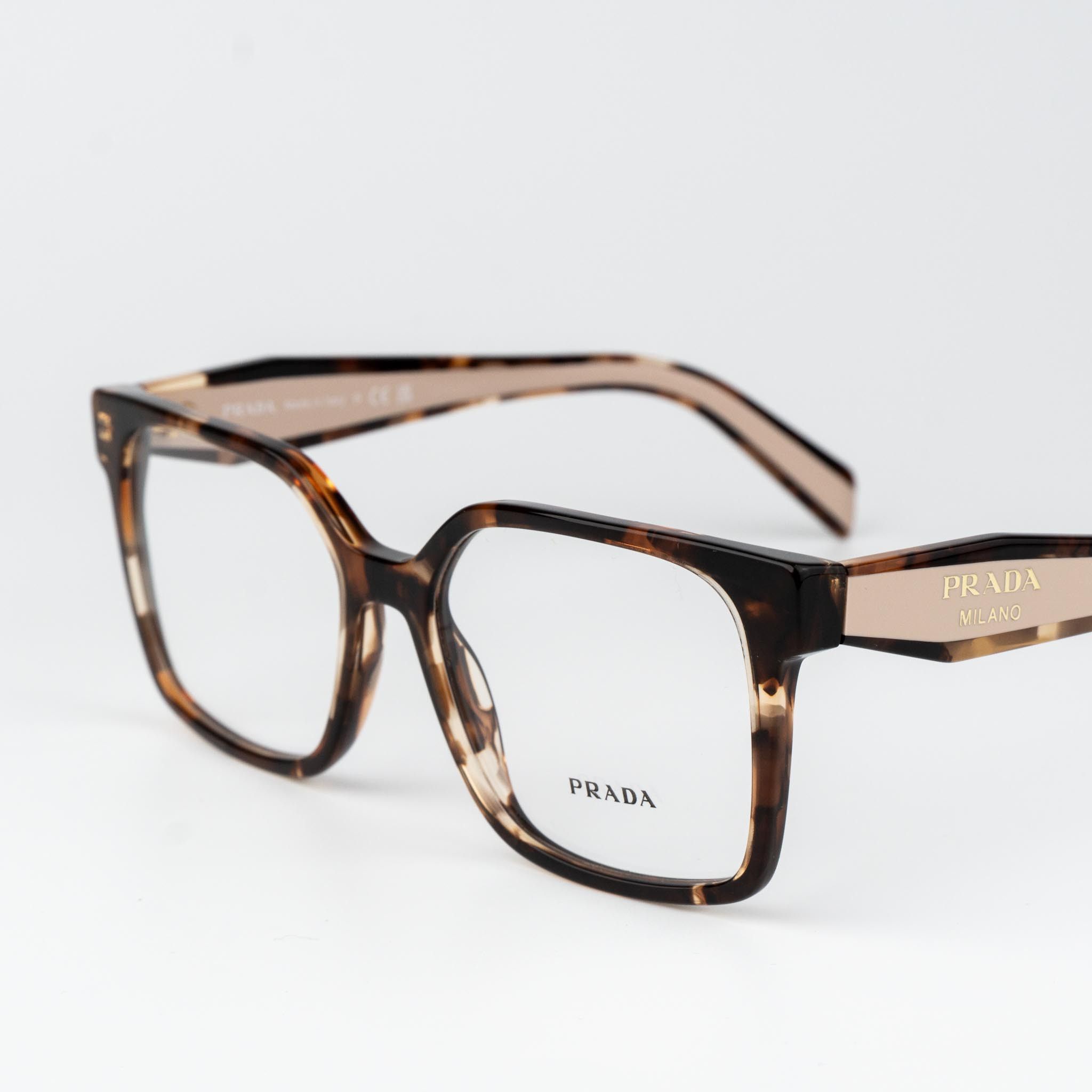 Prada Prada Women Eyeglasses Square PRB03V 07R1O1 NEW AUTHENTIC Size ONE SIZE - 5 Thumbnail