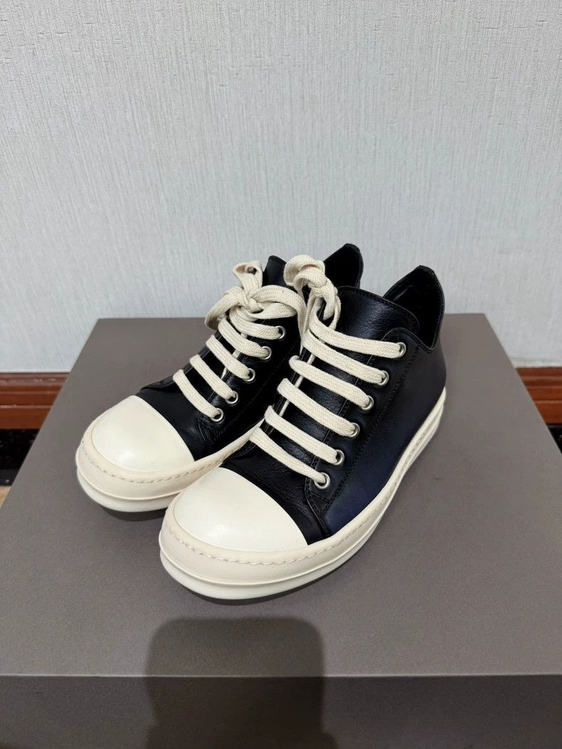 Other Rick owens Black and White Cowhide Low Top Big Converse sh Size US 4.5 / IT 34.5 - 1 Thumbnail