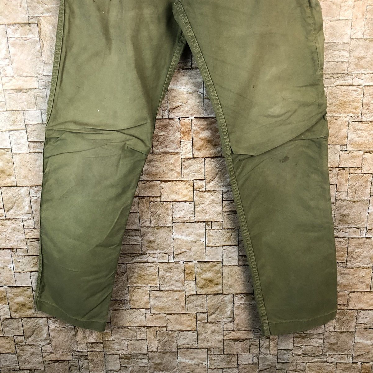 Japanese Brand Fredy & Gloster Green Casual cargo Pants #A1139 Size US 30 / EU 46 - 6 Thumbnail