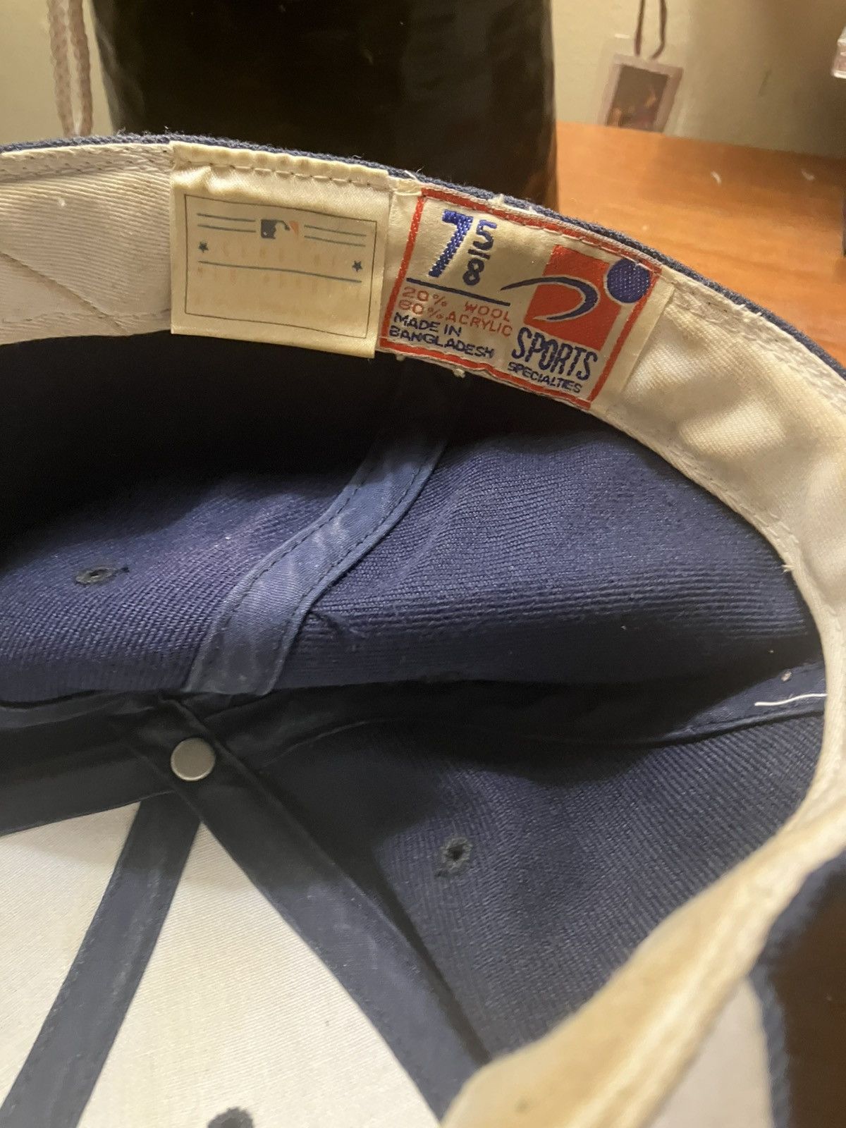 MLB × Sports Specialties Vtg 90 Seattle mariners mlb baseball cap fitted hat sz 7 5/8 Size ONE SIZE - 4 Thumbnail