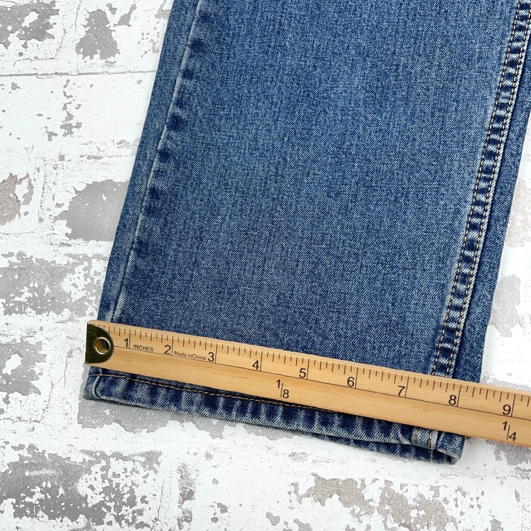Levi's Levi's 505 Jeans Men Regular Stone Wash Blue 40x32 Straight Fit Denim Waist 40 Inseam 32 Pockets Zip Button Size US 40 / EU 56 - 5 Thumbnail