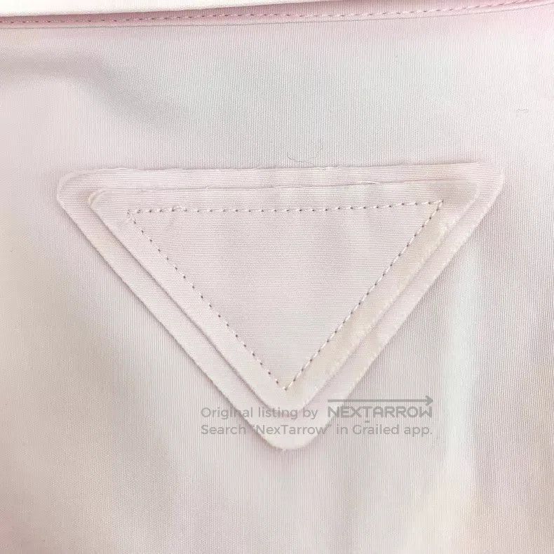 Prada Prada 24 light pink triangle standard cotton lapel single- Size XS / US 0-2 / IT 36-38 - 6 Thumbnail