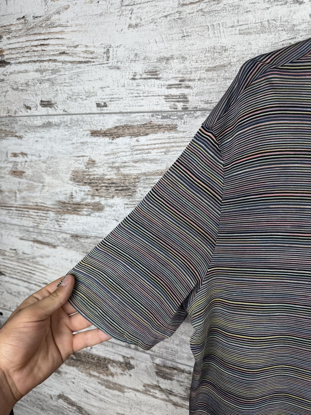Missoni Mens Vintage Missoni sport T-shirt multicolour tee Size US M / EU 48-50 / 2 - 5 Thumbnail