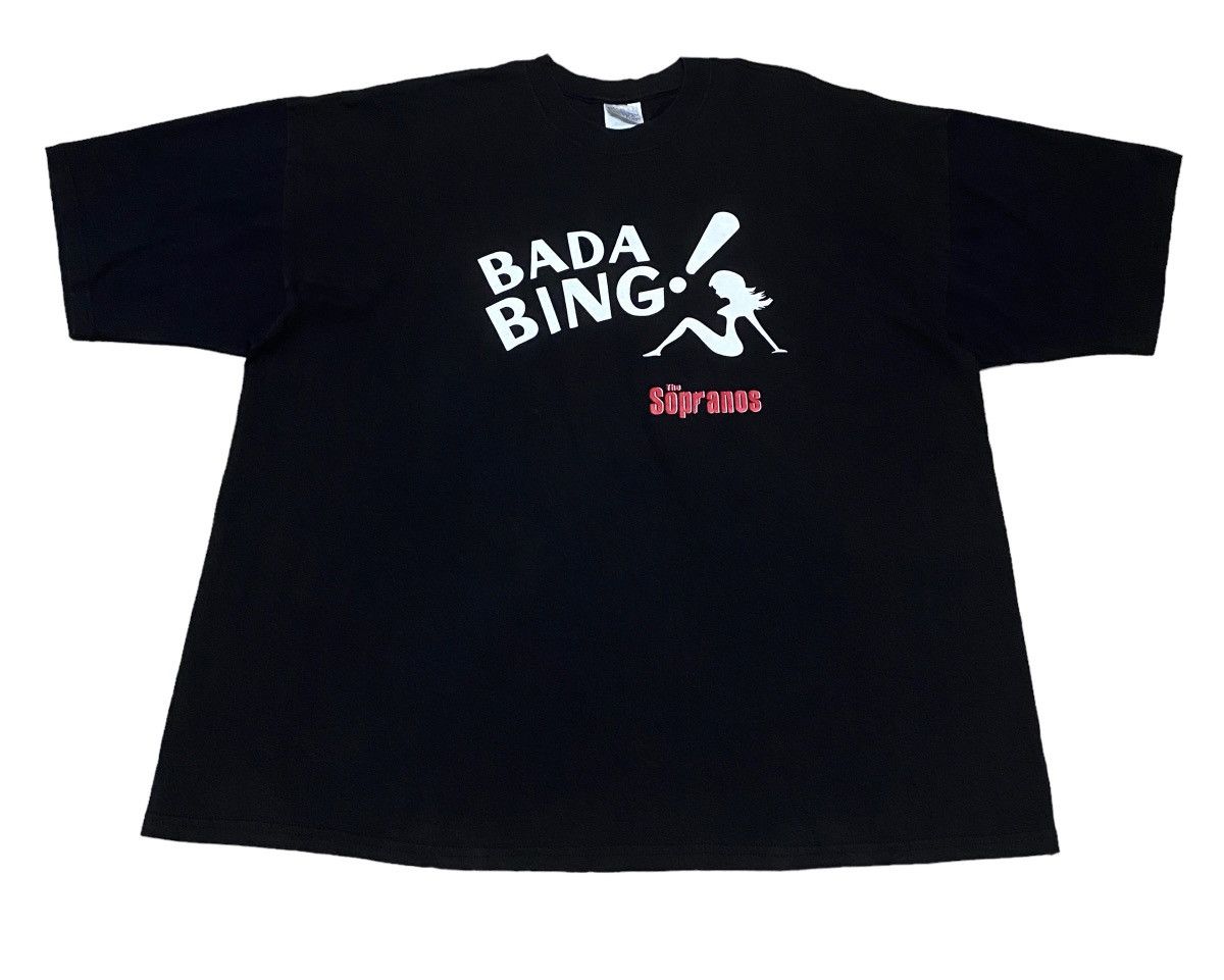 Vintage Rare Design Vintage Movie The Sopranos T-shirt 2000s Size US XXL / EU 58 / 5 - 1 Thumbnail