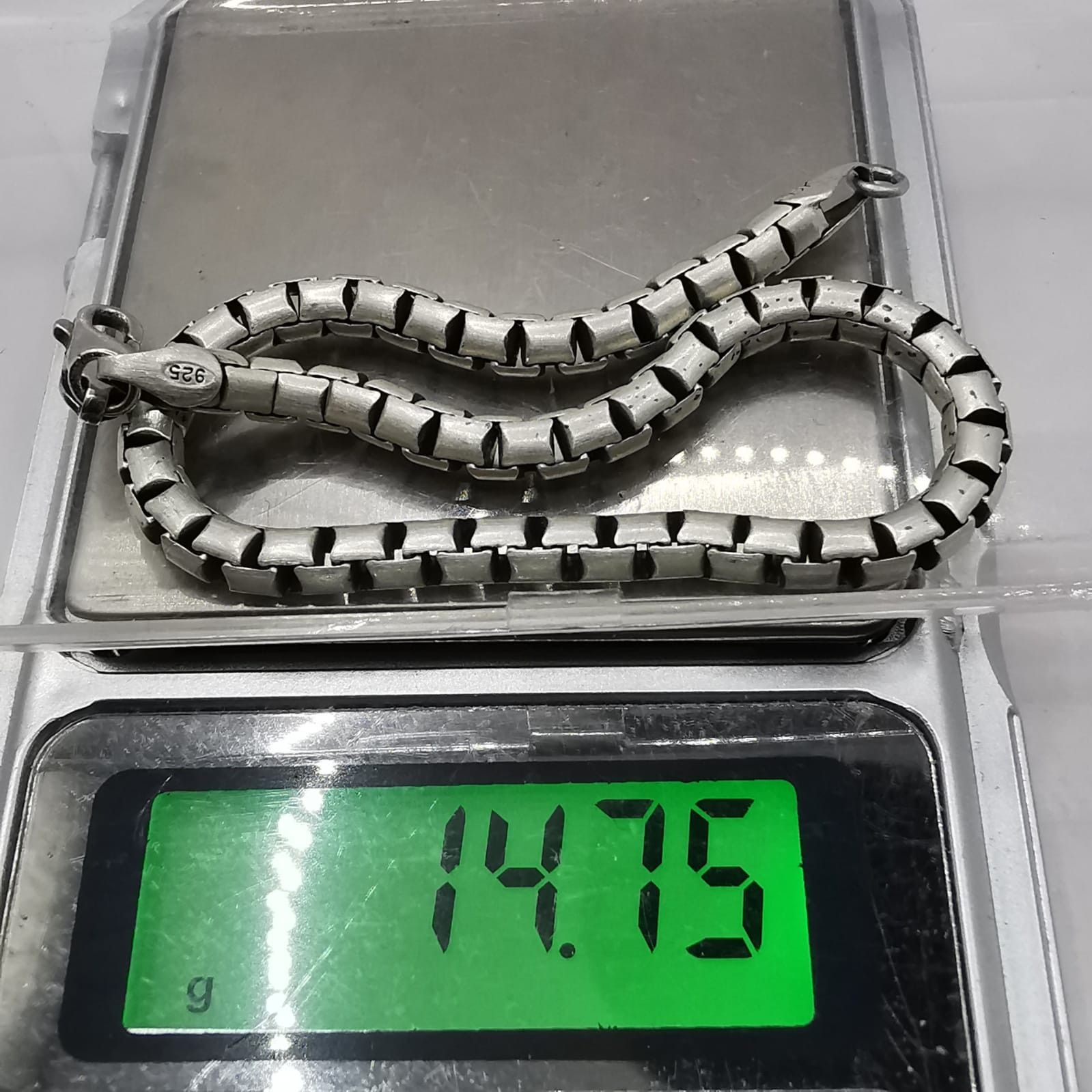 Sterling Silver Vintage Bracelet Jewelry,925 Sterling Silver 14,75g Size ONE SIZE - 7 Thumbnail