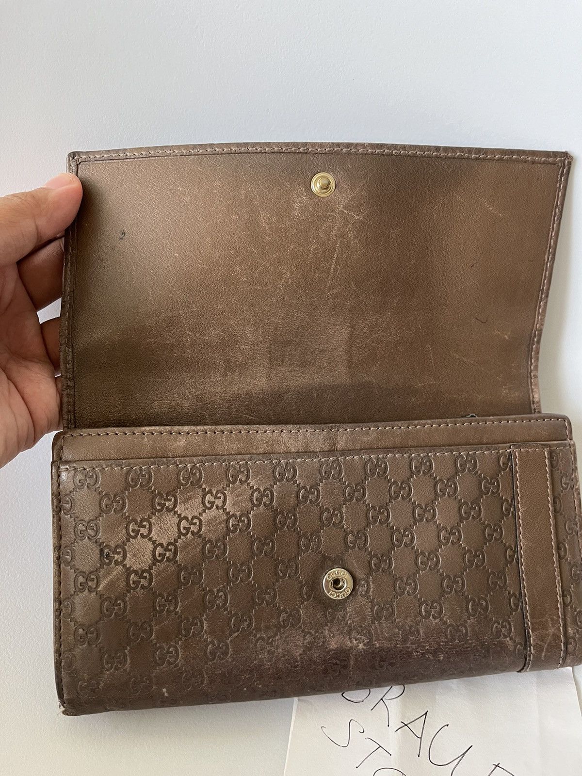 Gucci Gucci Micro Guccissima Leather Wallet Size ONE SIZE - 12 Thumbnail