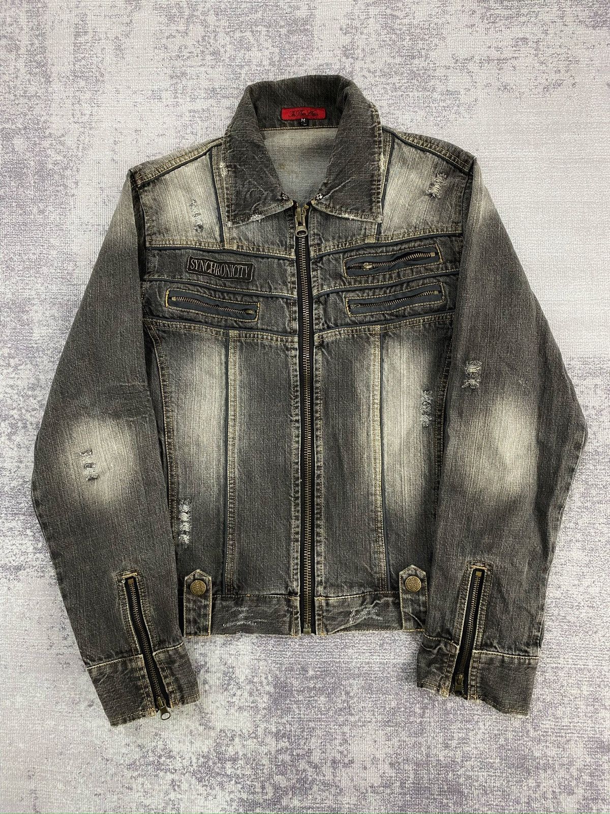 In The Attic In The Attic denim wash jacket strape Size US M / EU 48-50 / 2 - 1 Thumbnail