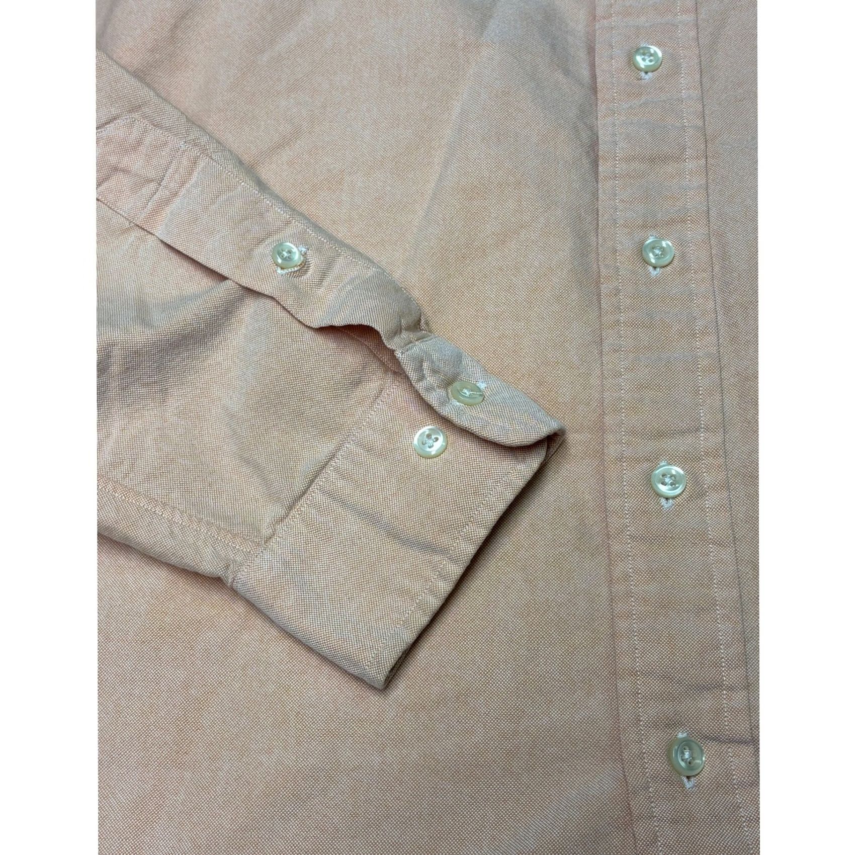Polo Ralph Lauren Polo Ralph Lauren Shirt Mens L Pink 100% Cotton Button-Down Oxford Long Sleeve Vintage-Style Yarmouth Embroidered Pony Chest 50 in Chest Size US L / EU 52-54 / 3 - 3 Thumbnail