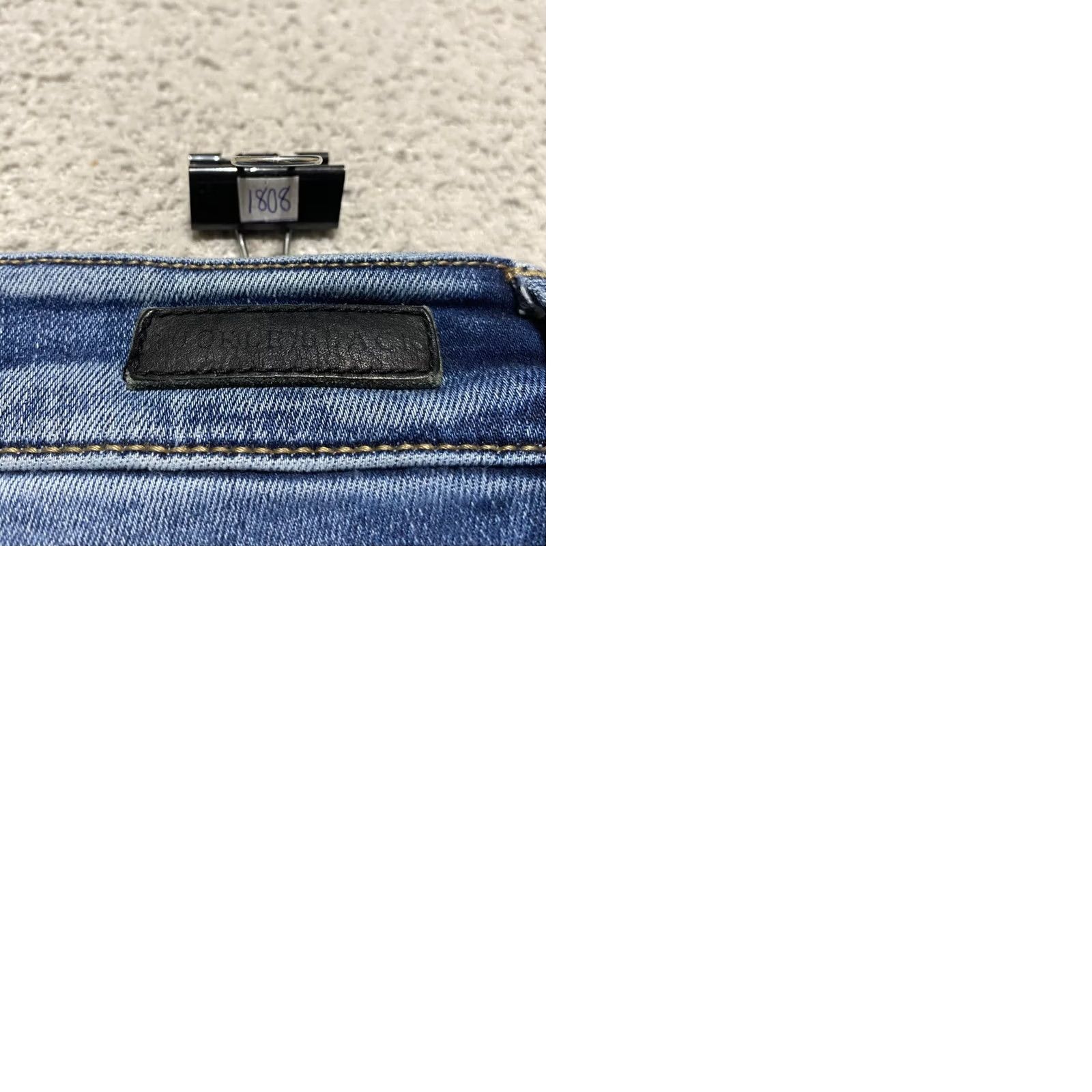 Vintage Buckle Womens Jeans Blue Denim Medium Wash Straight Distressed High Rise sz 26 Size 26" / US 2 / IT 38 - 9 Thumbnail