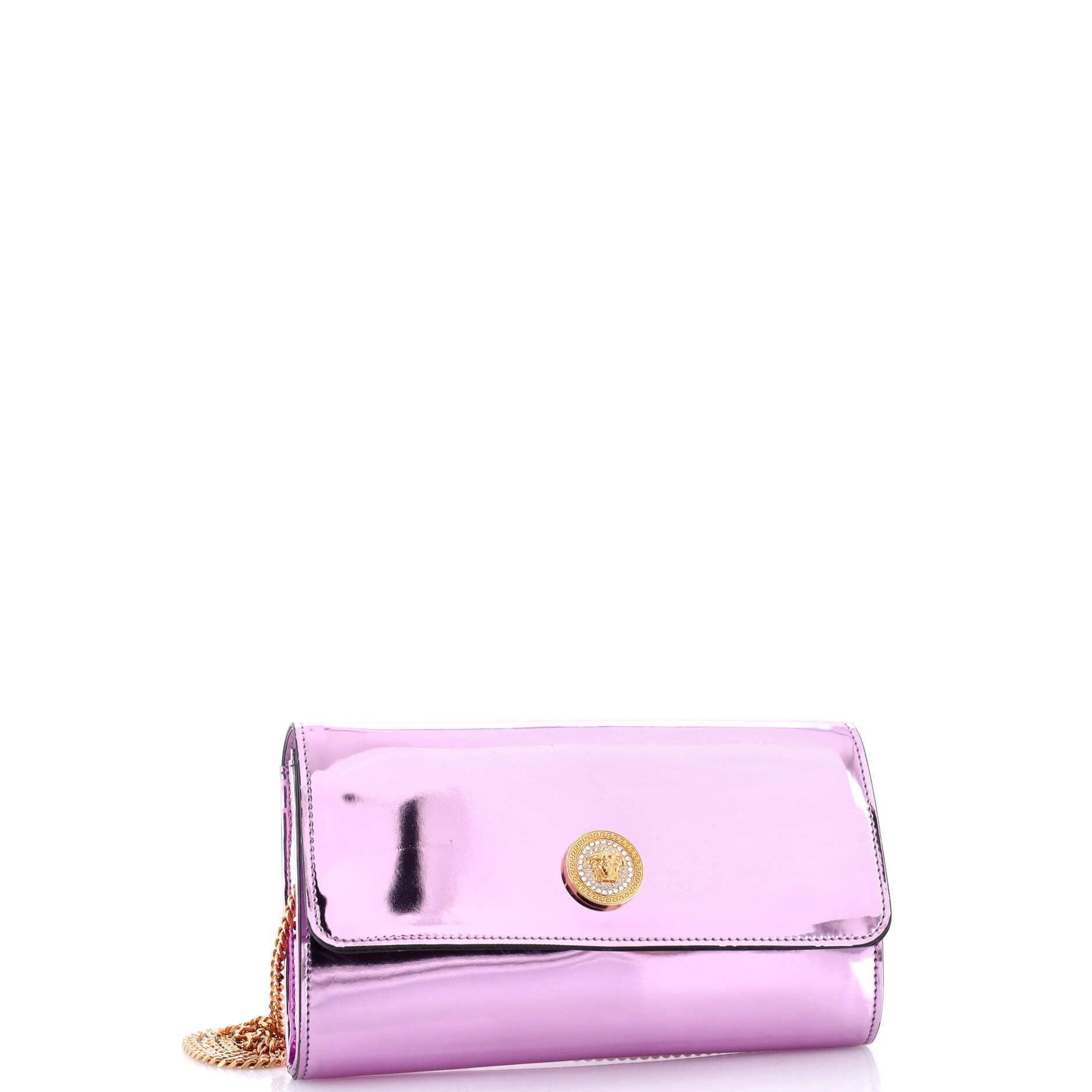 Versace La medusa clutch on chain patent Size ONE SIZE - 1 Thumbnail