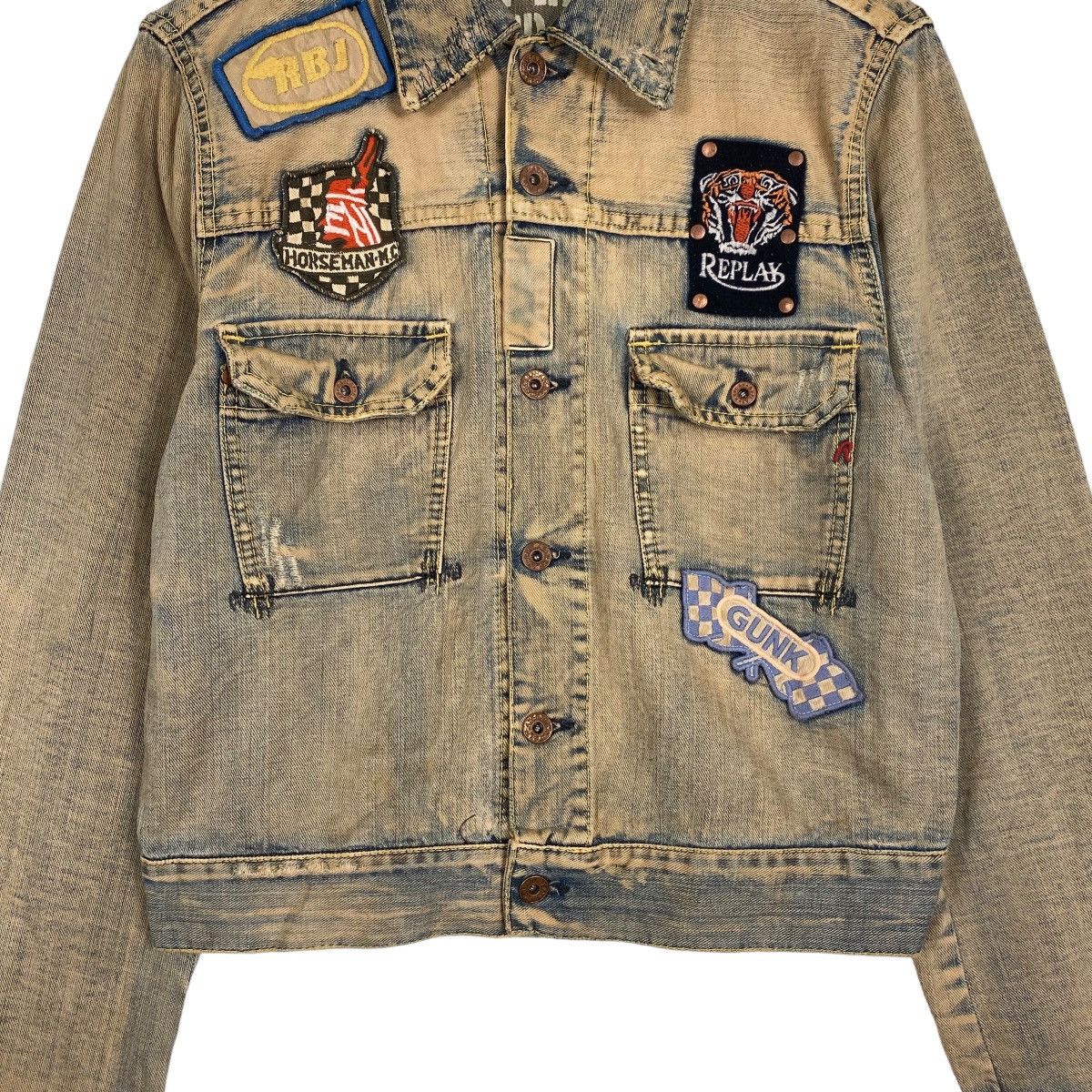 Replay Replay type3 parchwork denim jacket Size US S / EU 44-46 / 1 - 6 Thumbnail