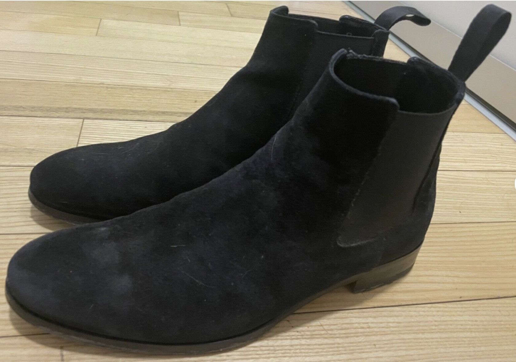 Paul Smith Paul Smith Men's Black Suede 'Crown' Chelsea Boots, Size US 9 / EU 42 - 1 Thumbnail