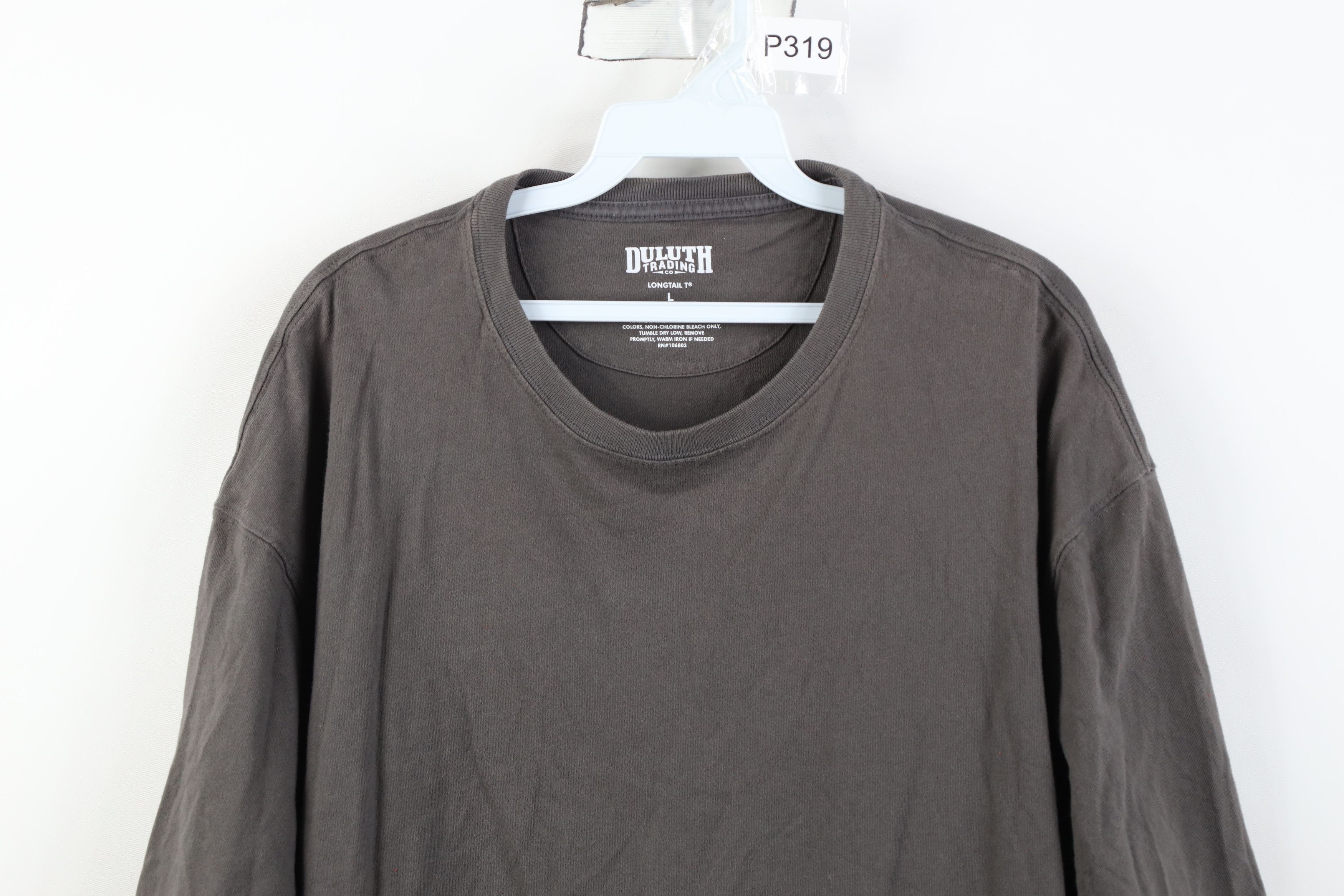 Duluth Trading Company Duluth Trading Co T Short Sleeve T-Shirt Gray Cotton Size US L / EU 52-54 / 3 - 2 Thumbnail