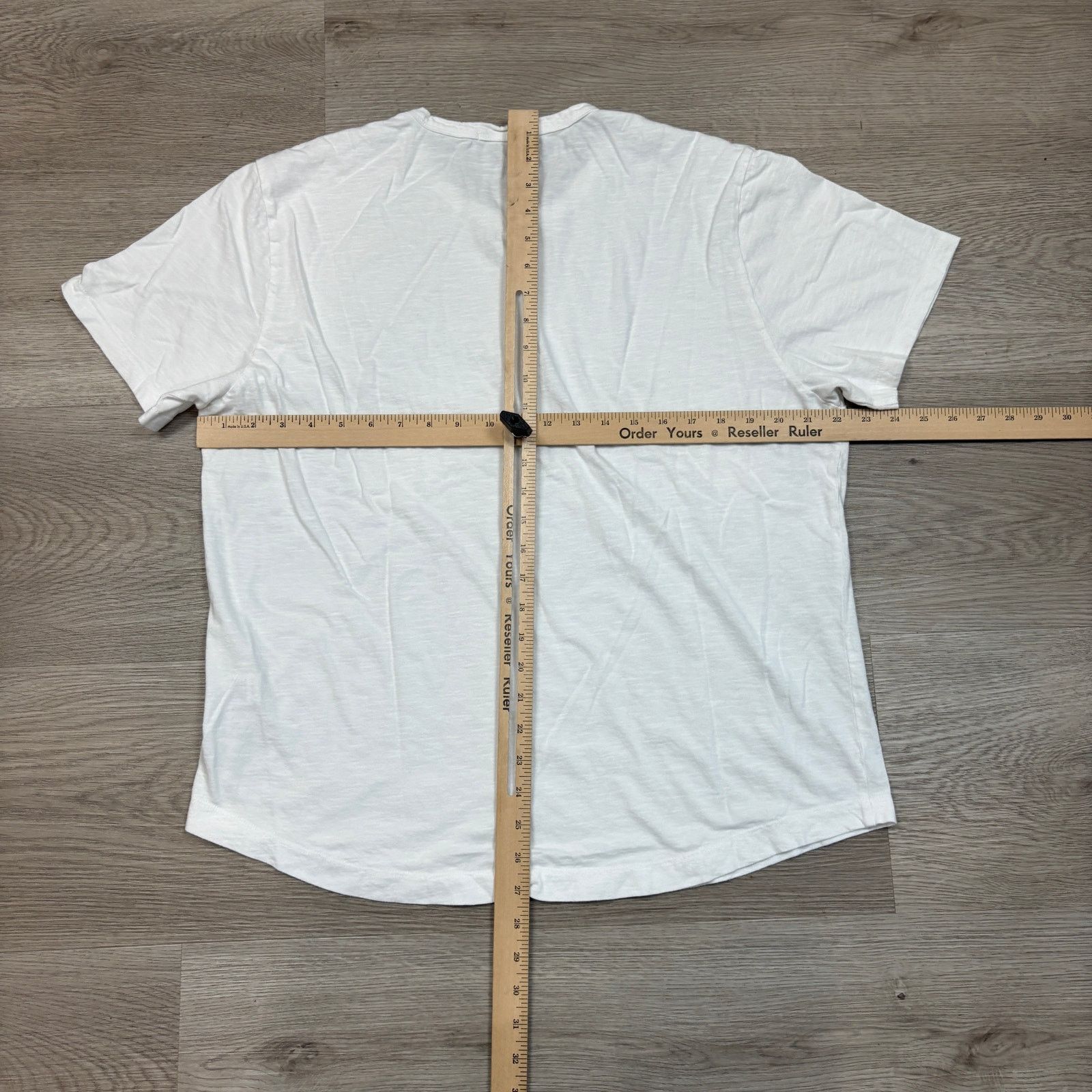 Buck Mason Buck Mason Curved Hem Cotton Slub Short Sleeve Shirt Mens XL Size US XL / EU 56 / 4 - 3 Thumbnail