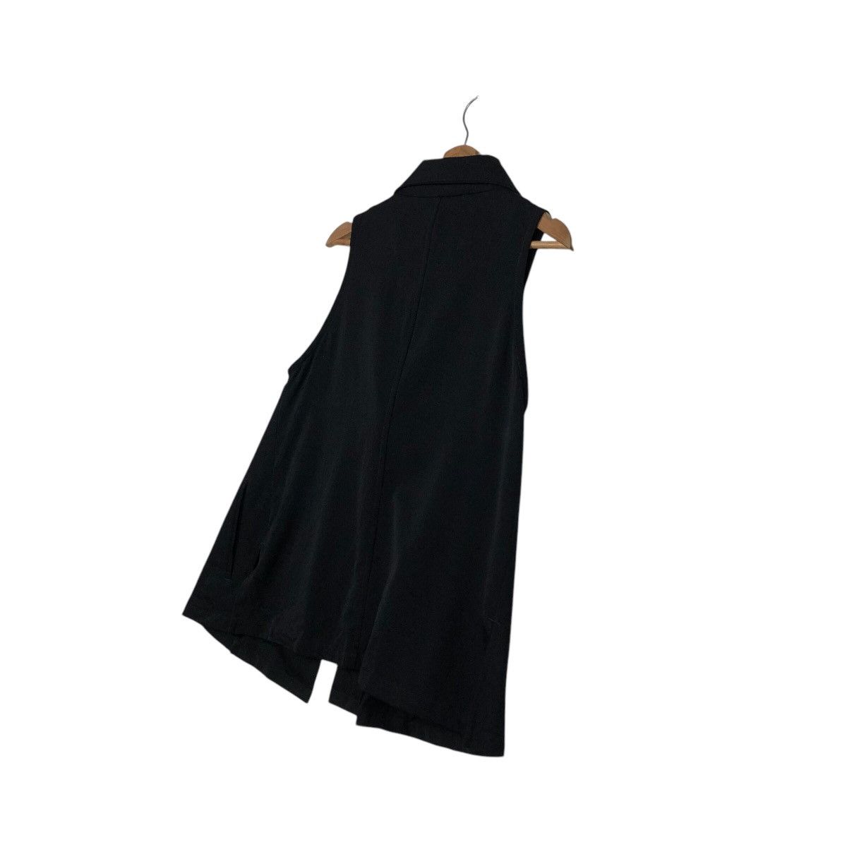 Limi Feu 📌Sleeveless Jacket Runway Rich Black No Button Limi Feu Size S / US 4 / IT 40 - 11 Thumbnail