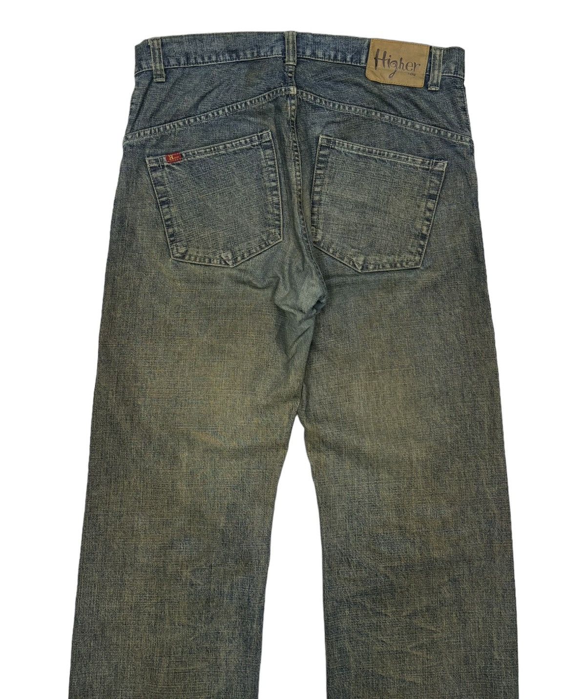 Hysteric Glamour 🔥HIGHER RULES RUSTY MUD WASH BAGGY DISTRESS DENIM JEANS Size US 34 / EU 50 - 6 Thumbnail