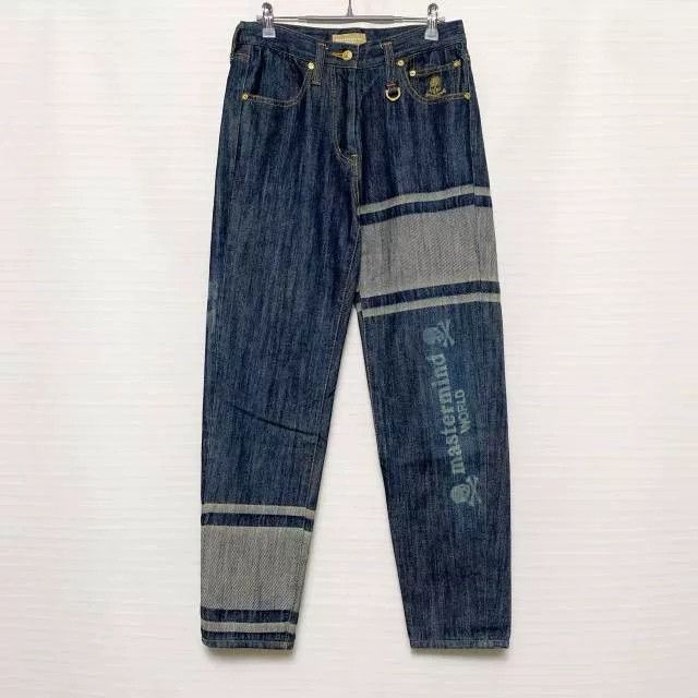 Mastermind Japan mastermind Japan White Line Jeans Size US 32 / EU 48 - 1 Thumbnail