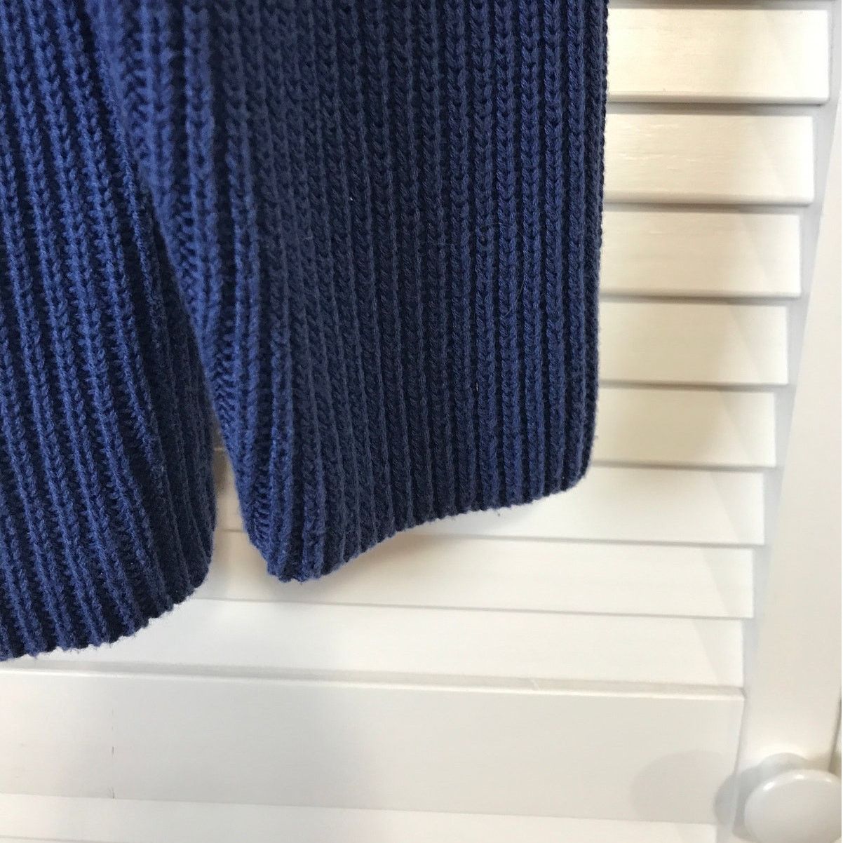 Habitat Habitat Blue High Neck Long Sleeve Pullover Sweater L Size L / US 10 / IT 46 - 8 Thumbnail