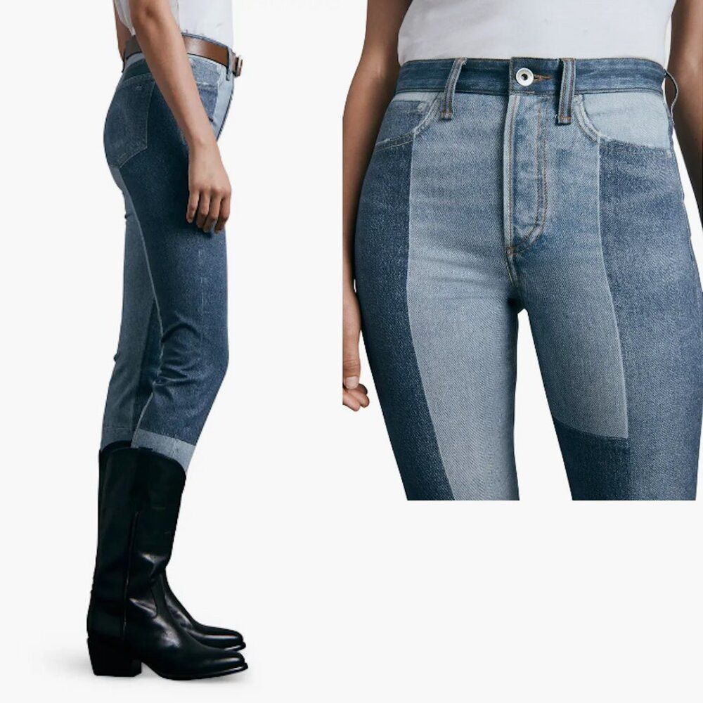Rag & Bone NWT New $325 Rag & Bone Stretch Miramar Nina Cigarette Jean Size 24" / US 00 / IT 34 - 2 Thumbnail