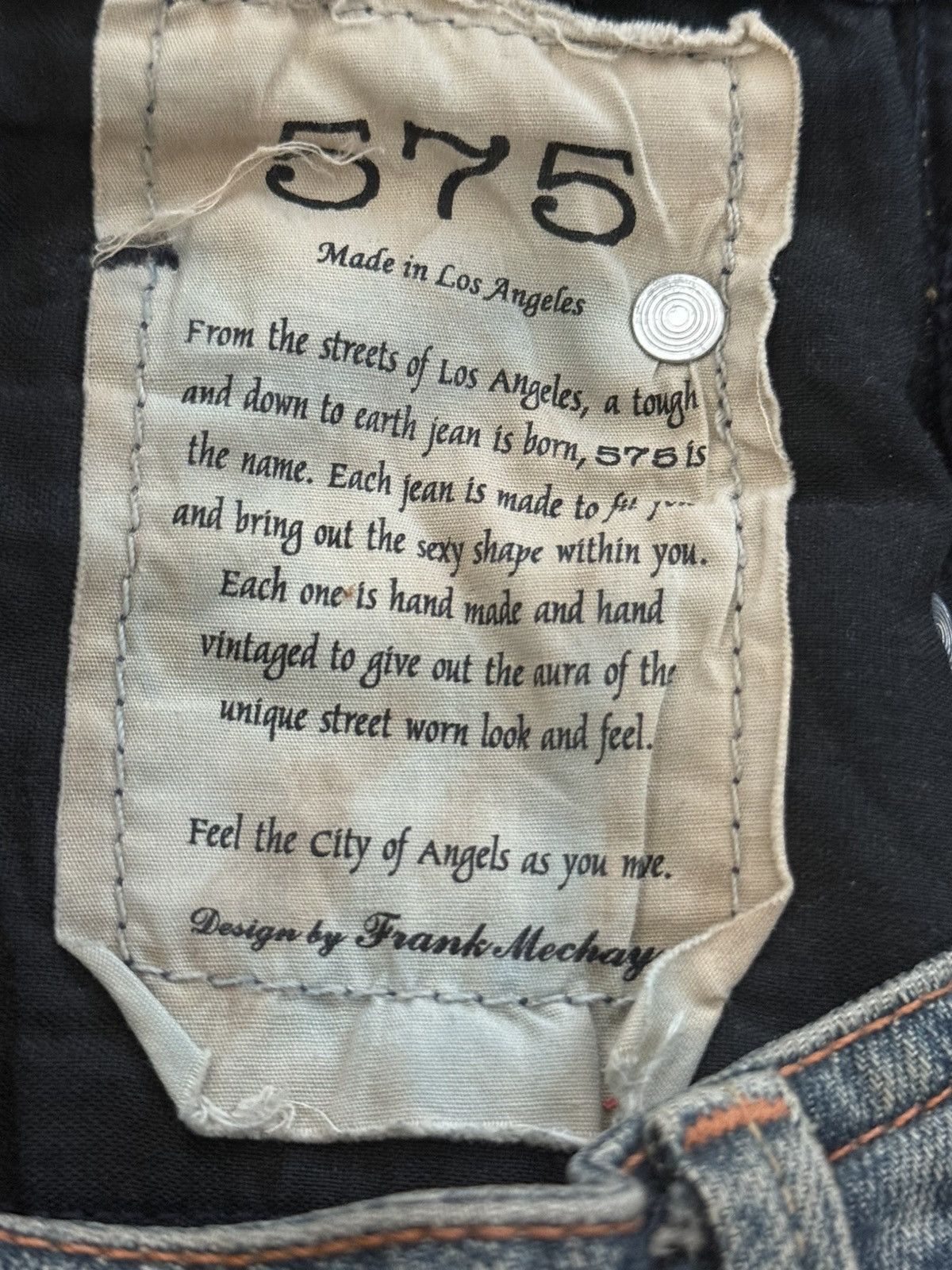 Los Angeles Apparel KENDRICK LEMAR STYLE FLARE JEANS CALIFORNIA LIFE STYLE Size US 31 - 11 Thumbnail
