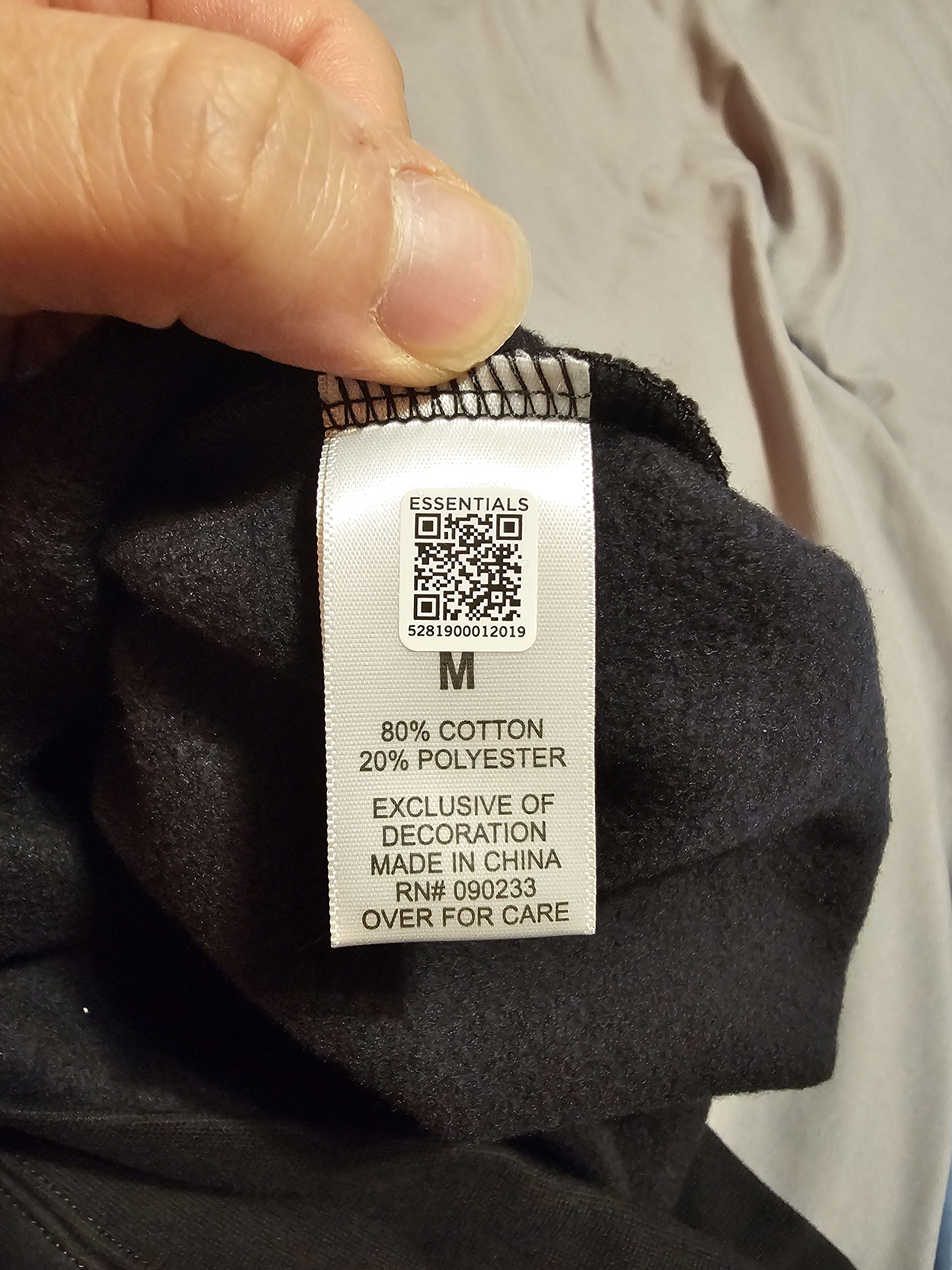 Essentials Fear of God (FOG) Essentials FW19 3M Reflective Hoodie Black Size US M / EU 48-50 / 2 - 9 Thumbnail