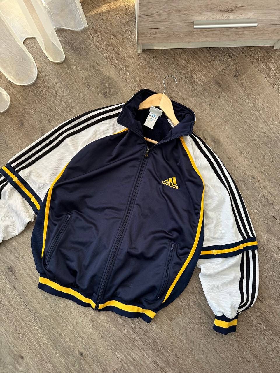 Adidas × Vintage Vintage Adidas Transforms Sportswear Full Zip Hoodie Size US L / EU 52-54 / 3 - 4 Thumbnail