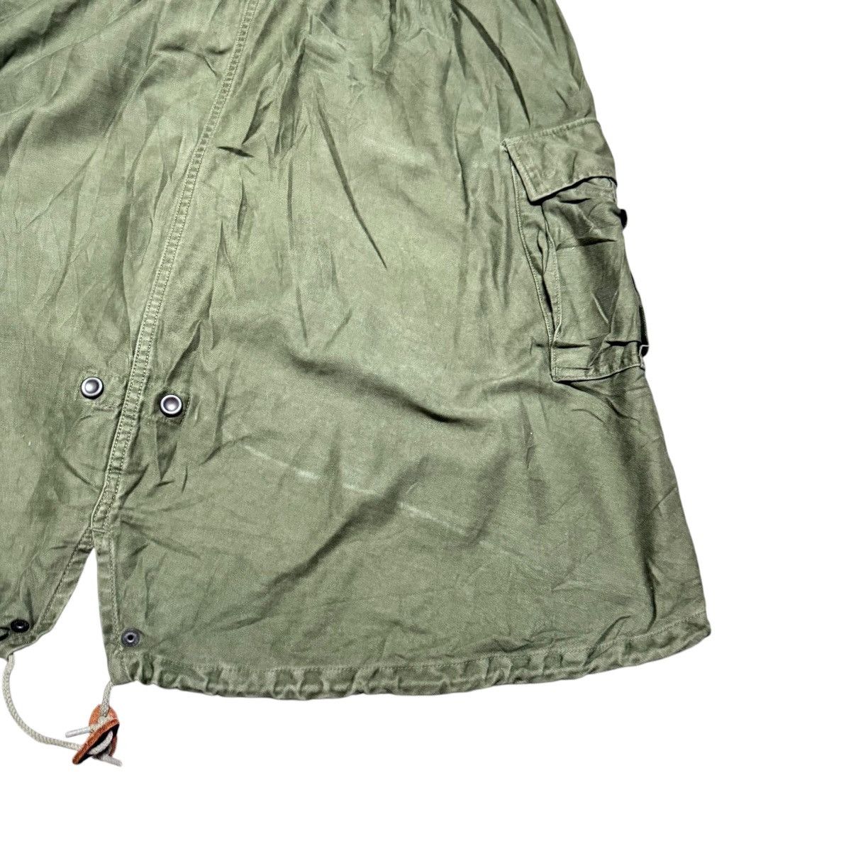 Johnbull Johnbull Olive Green Army Cargo Skirt Size 36" / US 14 / IT 50 - 9 Thumbnail