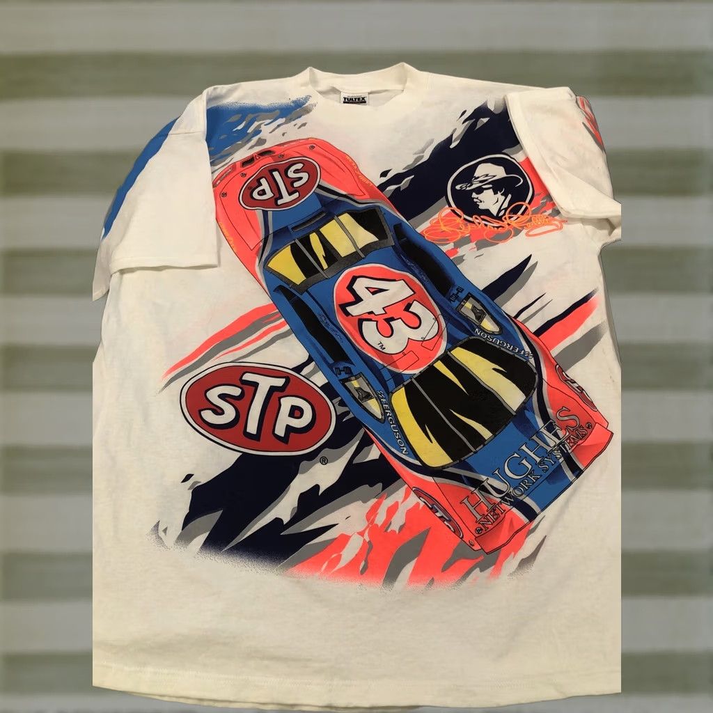 Hamilton VINTAGE Richard Petty Bobby Hamilton STP #43 T-Shirt RARE! 2XL Vintage AOP 90s See Desc Size US XXL / EU 58 / 5 - 1 Thumbnail