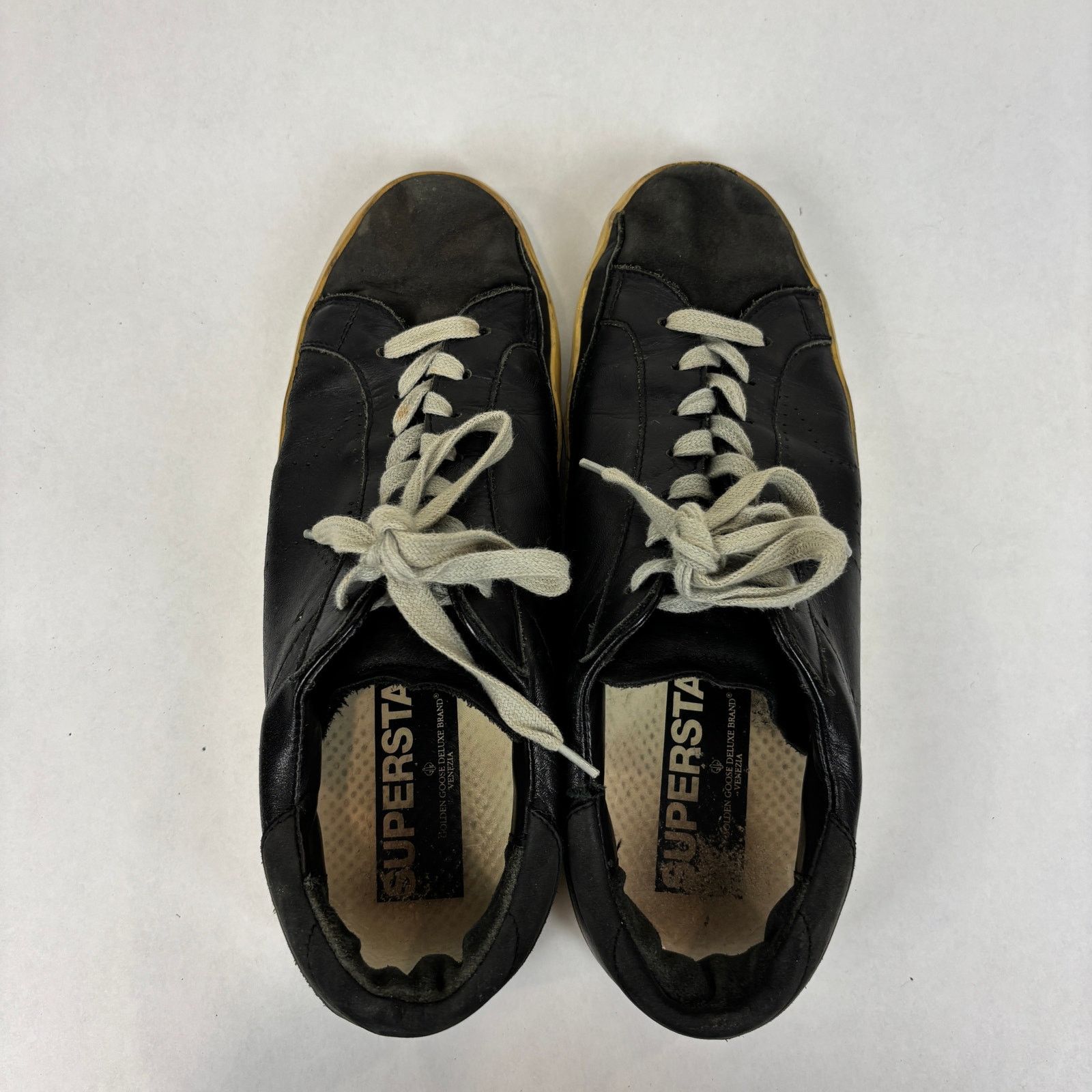 Golden Goose Golden Goose Superstar GGDB Black Leather Sneakers 42 US 9 Size US 9 / EU 42 - 6 Thumbnail