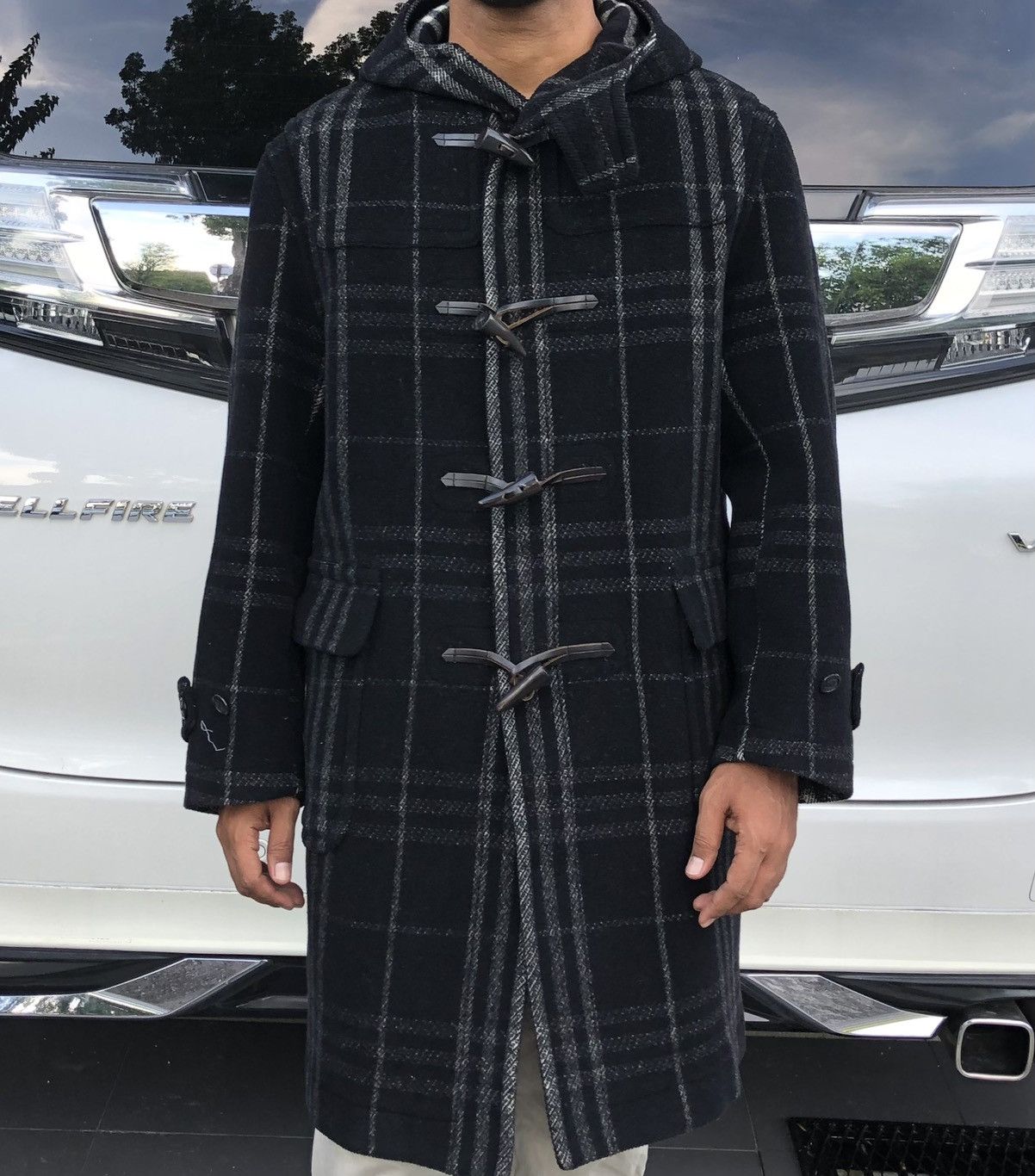Burberry Authentic Burberry London Novacheck Wool Duffle Coat Jacket Size US M / EU 48-50 / 2 - 3 Thumbnail