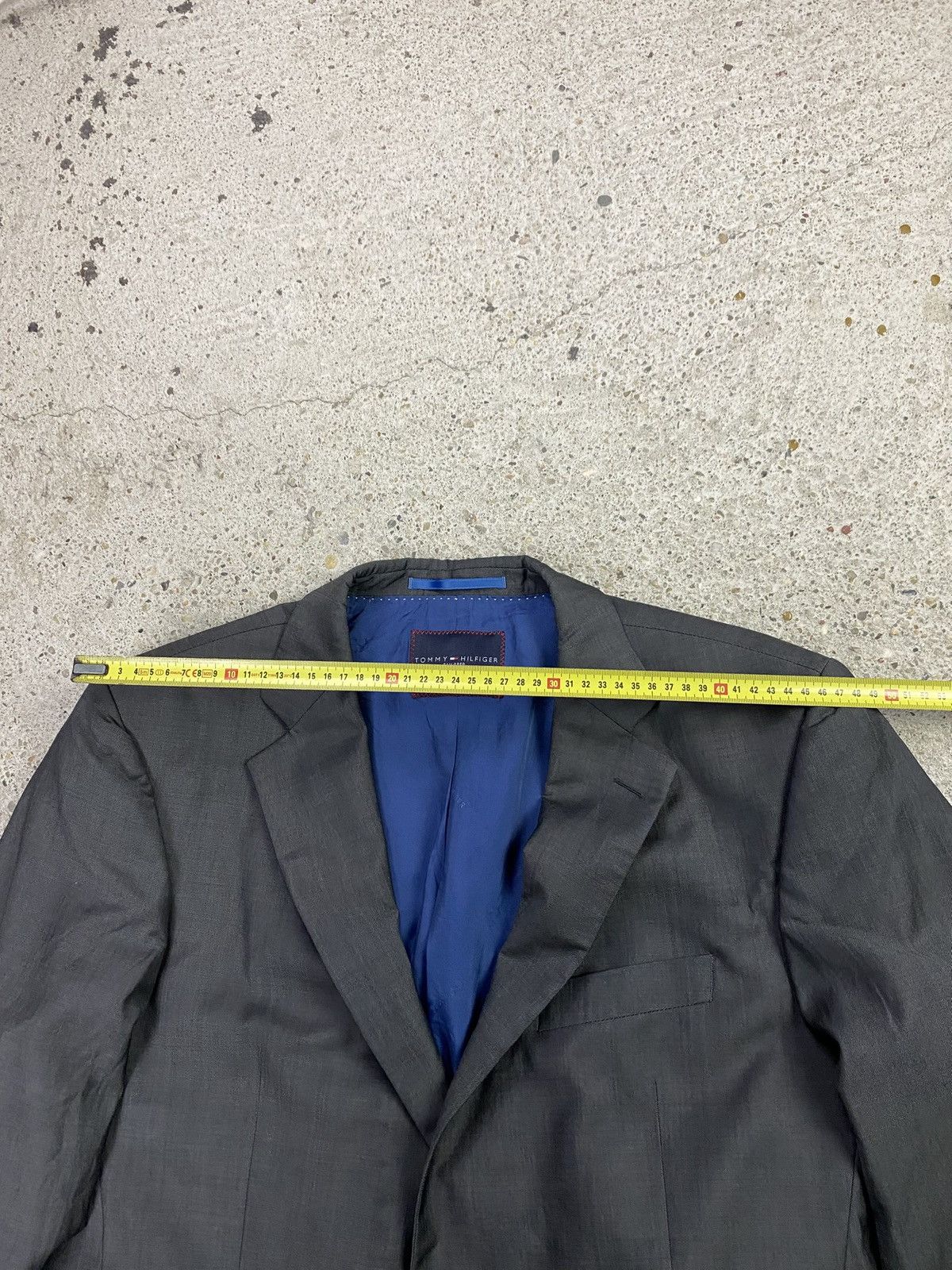 Tommy hilfiger suit grey old money classy