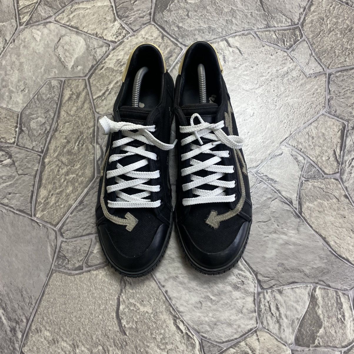 Off-White Off white shoes low vulcanized Black Size US 9 / EU 42 - 4 Thumbnail