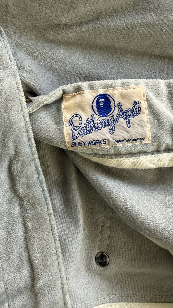 Bape Bathing ape ss00 velour denim Size US 27 - 4 Thumbnail