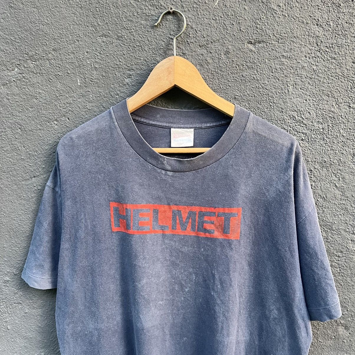 Band Tees Thrashed Faded 90s Helmet Meantime Alternative Metal Band Size US L / EU 52-54 / 3 - 2 Thumbnail