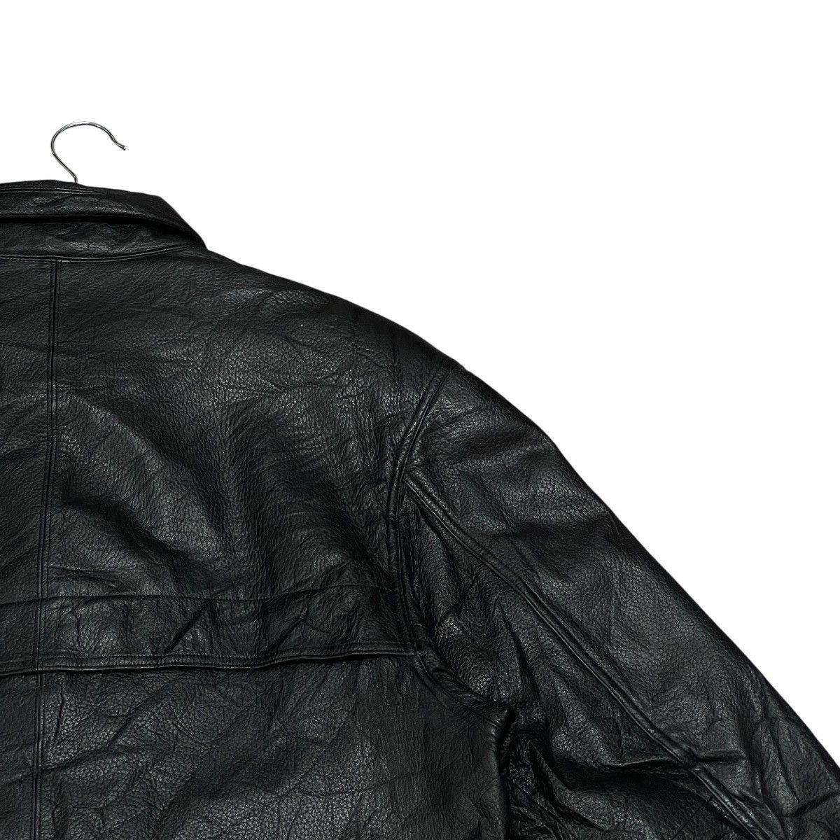 Lanvin Vintage Lanvin Paris Button Up Sheepskin Leather Jacket Size US XL / EU 56 / 4 - 13 Thumbnail