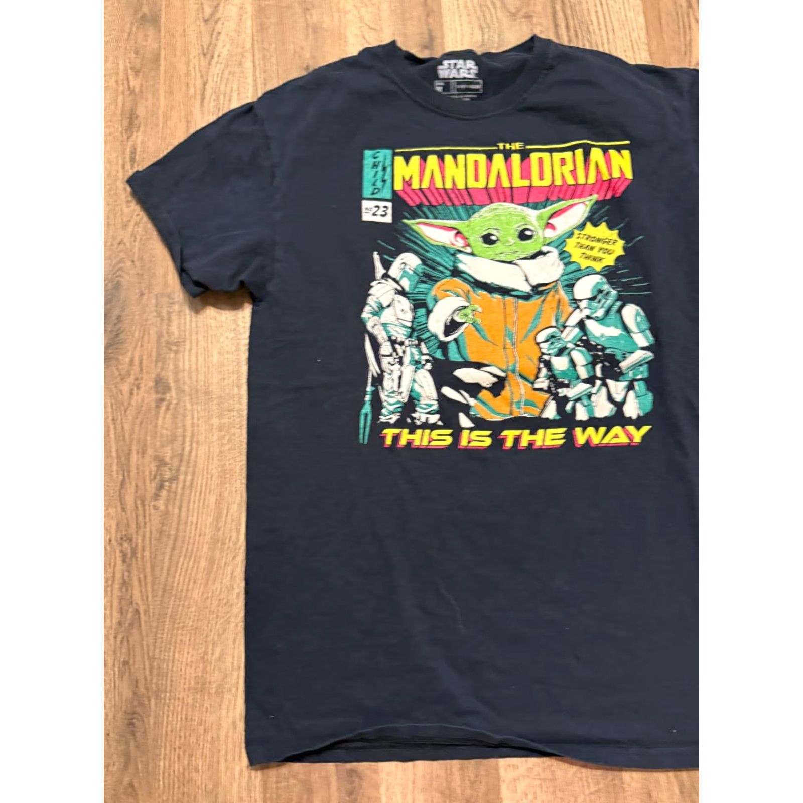 Star Wars Star Wars Shirt Men's Medium Black MANDALORIAN This is the Way Graphic T-Shirt Size US M / EU 48-50 / 2 - 3 Thumbnail
