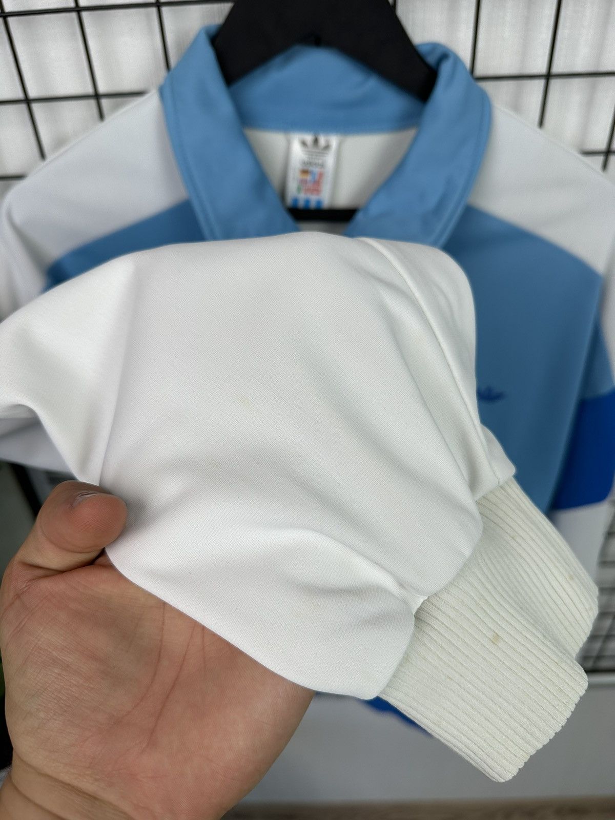 Adidas × Vintage Rare Vintage Adidas track jacket Men S white made in Austria Size US S / EU 44-46 / 1 - 17 Thumbnail