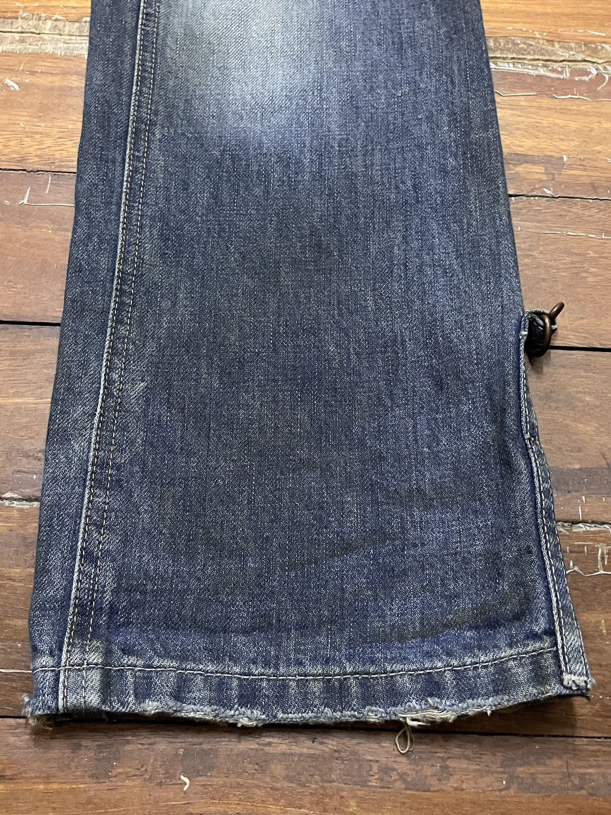 Marithe + Francois Girbaud Rare Vintage Marithe Francois Girbaud Flared Jeans 1990s Size US 31 - 6 Thumbnail