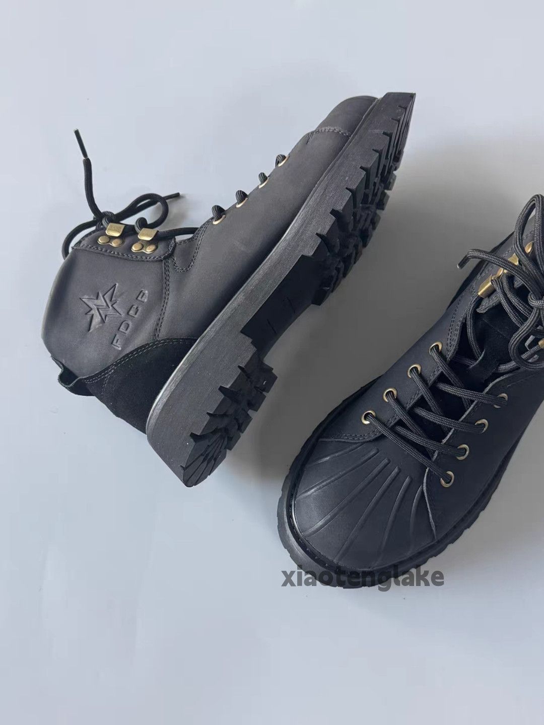 Vintage Utility military outdoor tactical motorcycle y2k boots shoes Size US 12 / EU 45 - 4 Thumbnail