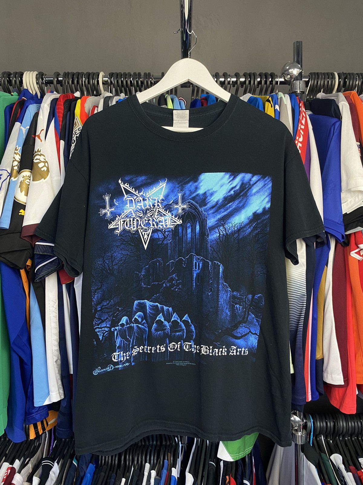 Gildan Dark Funeral 1998 Secret Black Arts Band T shirt Size US L / EU 52-54 / 3 - 1 Thumbnail