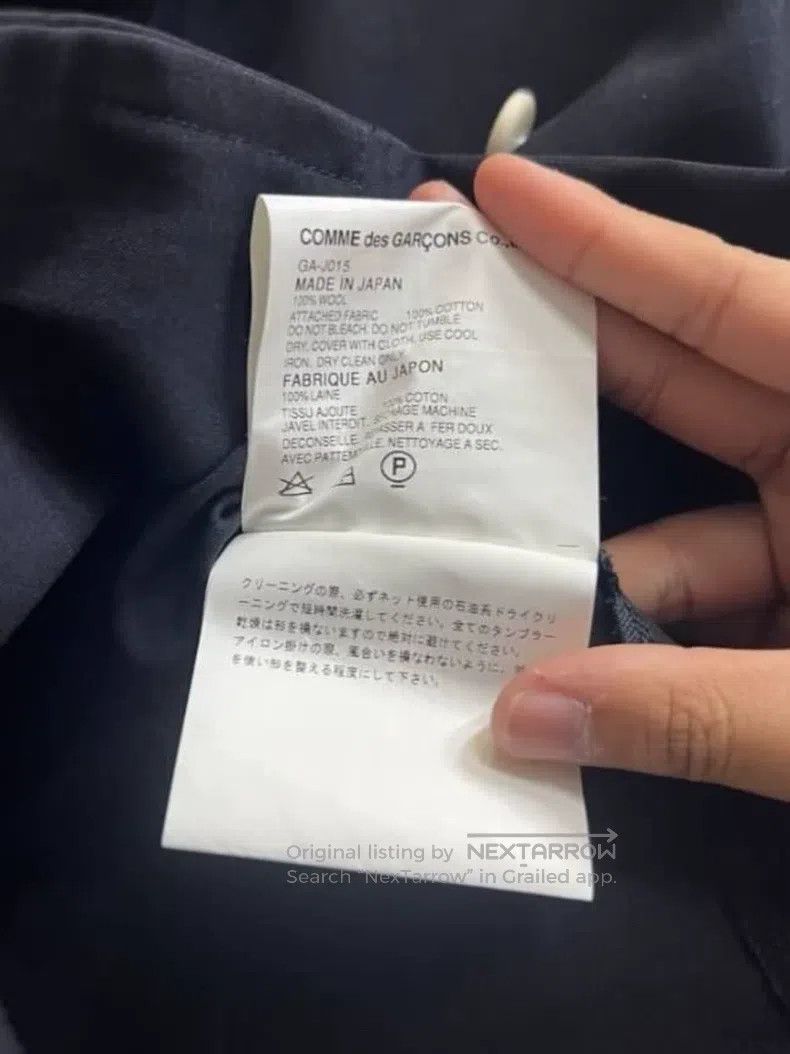 Other Comme Des Garcons Mainline patchwork yuanbao-collar four-s Size M / US 6-8 / IT 42-44 - 7 Thumbnail
