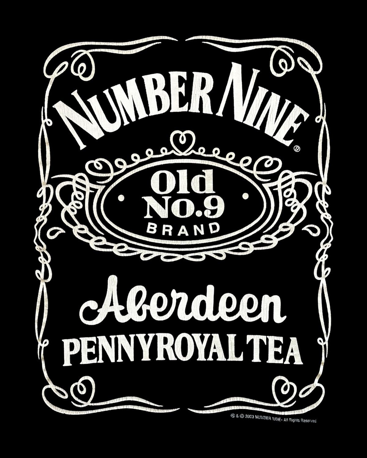 Number (N)ine 2003 Number (N)ine Takahiro Original Jack Daniels Tee size 3 Size US L / EU 52-54 / 3 - 3 Thumbnail