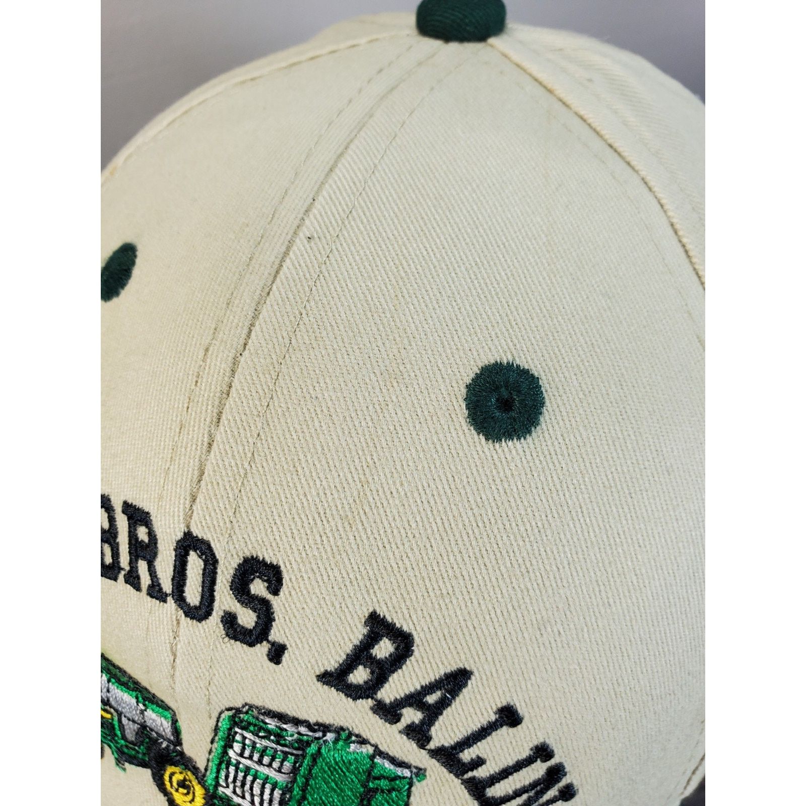 Otto × Vintage Zaugg Brothers Baling Hat Cap John Deere Farming Ag Tractor Size ONE SIZE - 4 Thumbnail