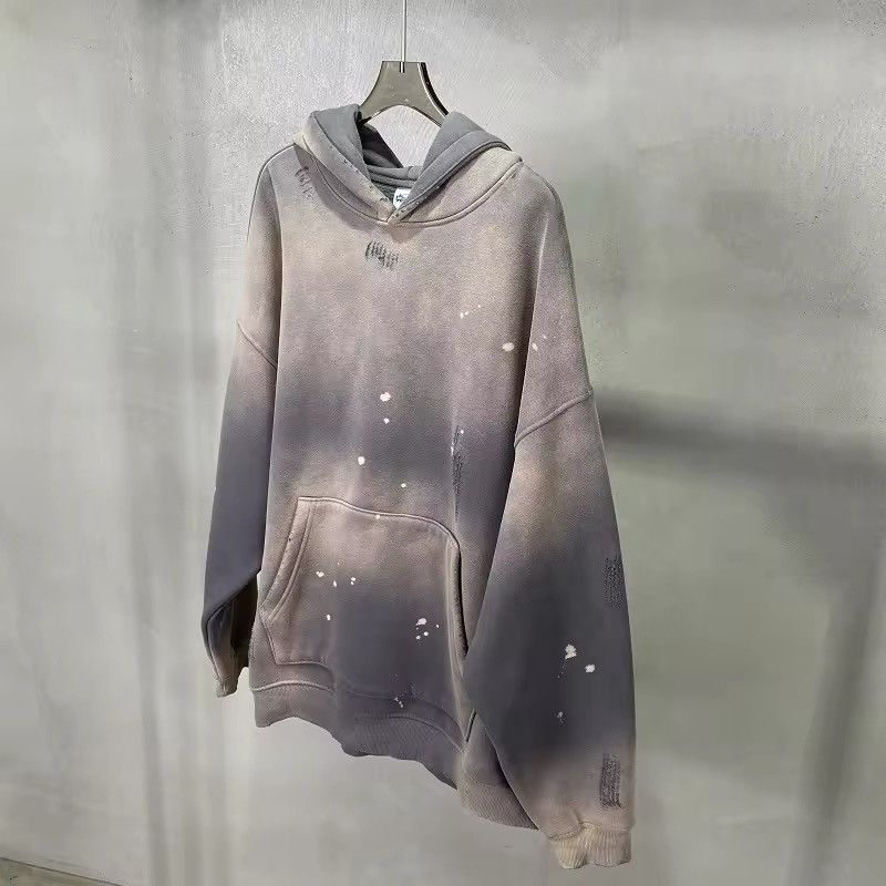 Vintage Design Washed Retro Distressed Hoodie Sweatshirt Size US L / EU 52-54 / 3 - 4 Thumbnail