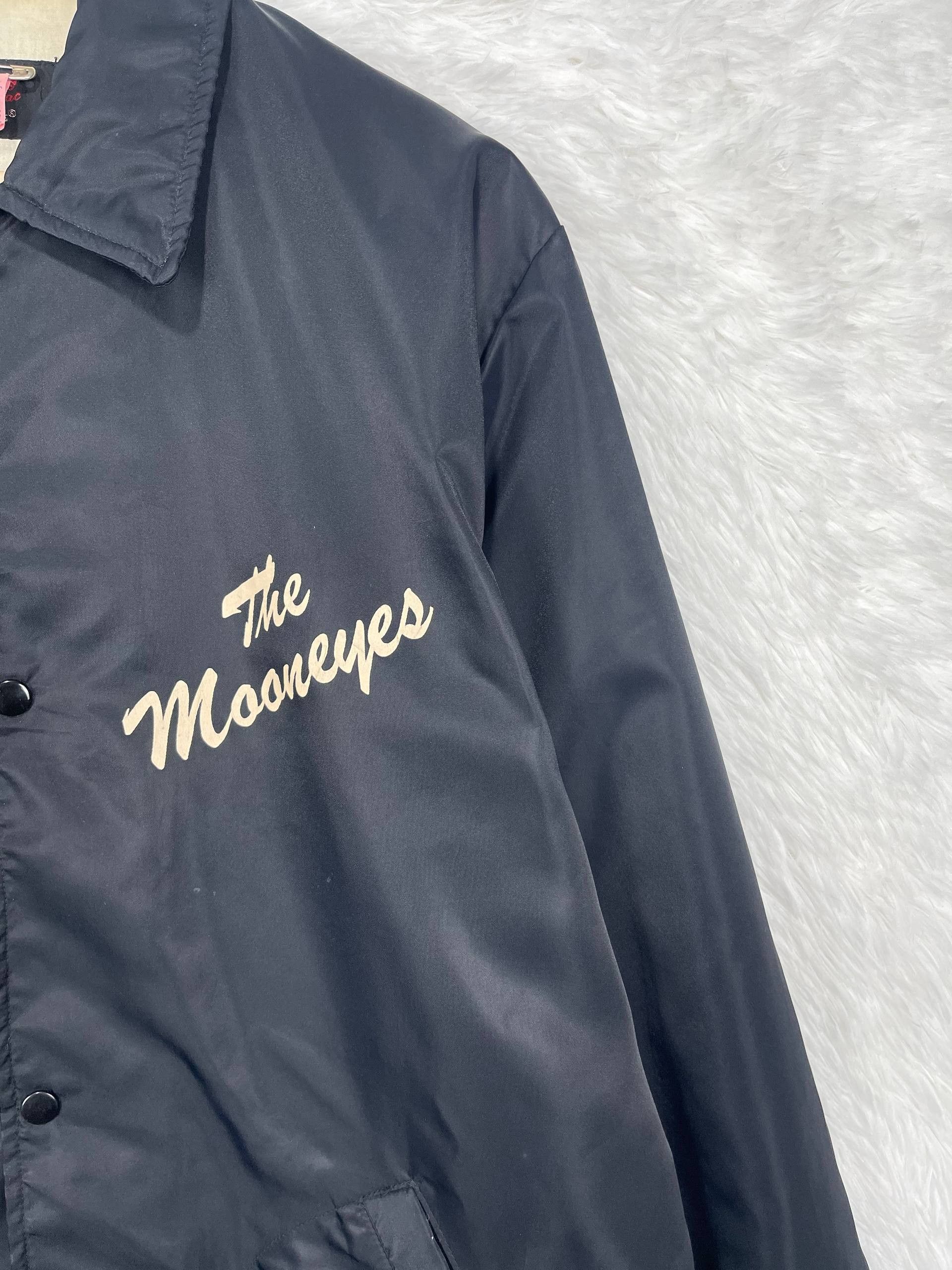 Japanese Brand Vintage Mooneyes Racing Jacket Black Embroidered Logo AX0051 Size US XL / EU 56 / 4 - 8 Thumbnail
