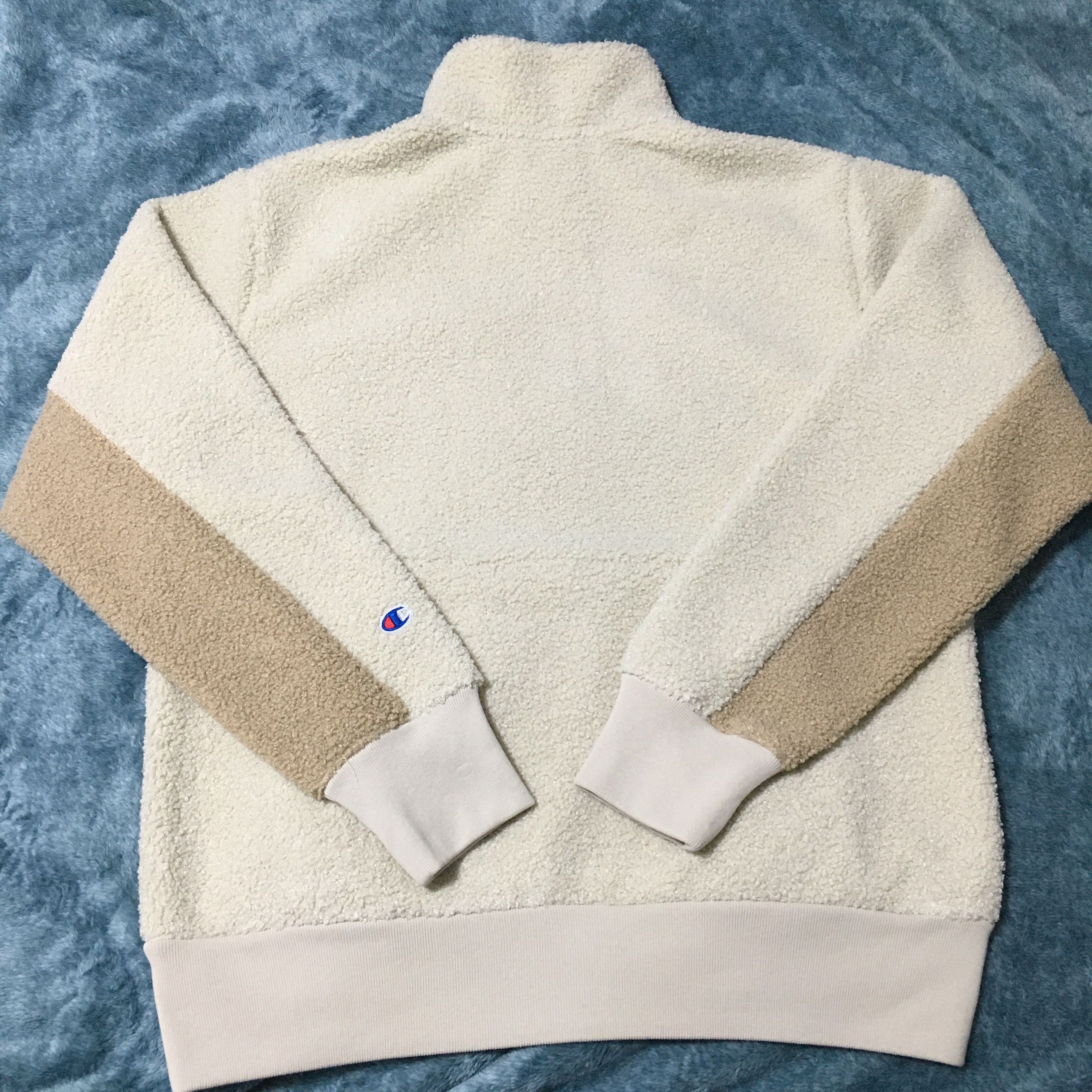 Champion 1/4 Zip Sherpa Pullover Jacket Size US M / EU 48-50 / 2 - 7 Thumbnail