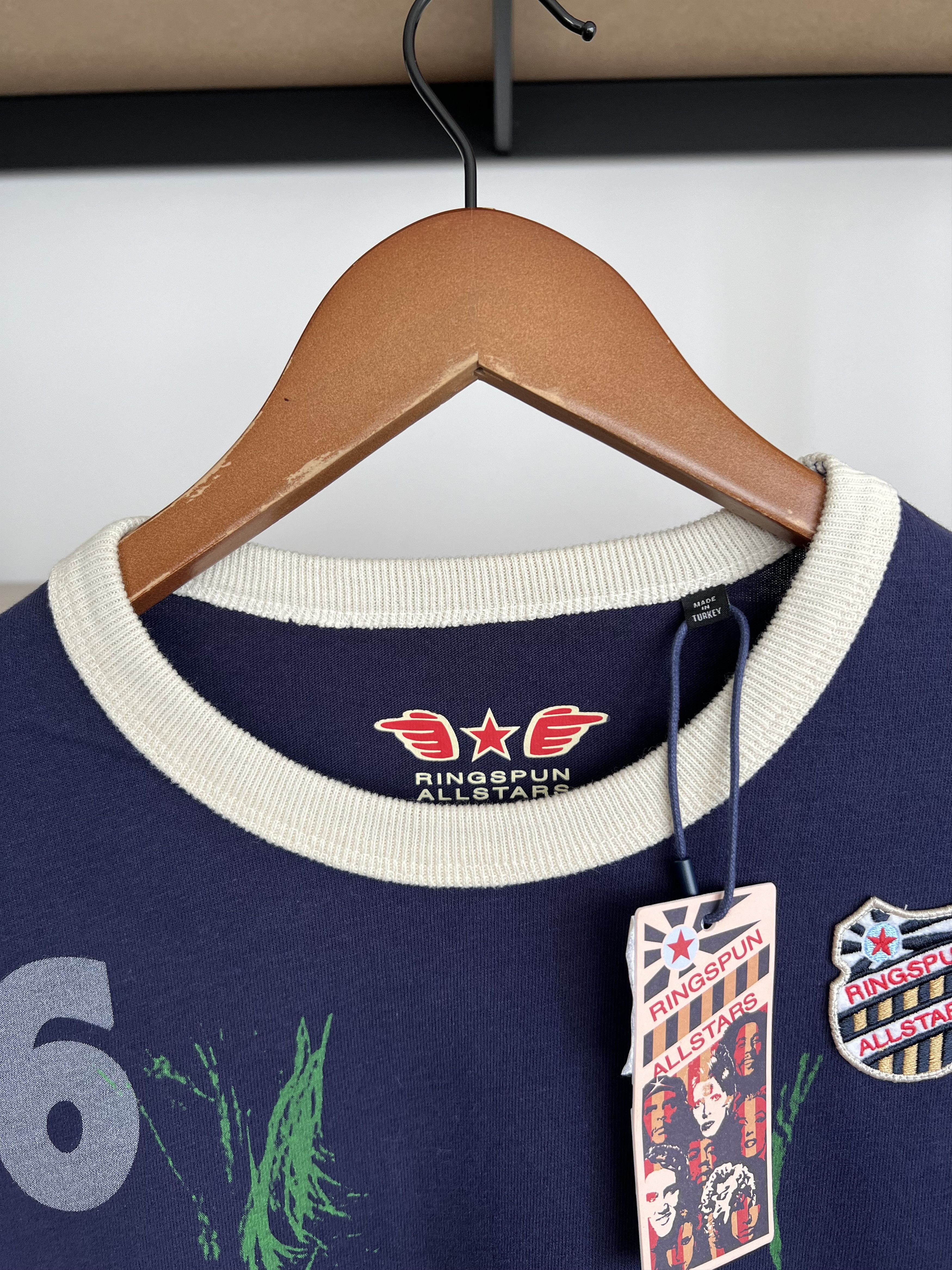 Band Tees Vintage Prodigy Keith Flint Ringspun Allstars Ringer T-shirt Size US M / EU 48-50 / 2 - 8 Thumbnail