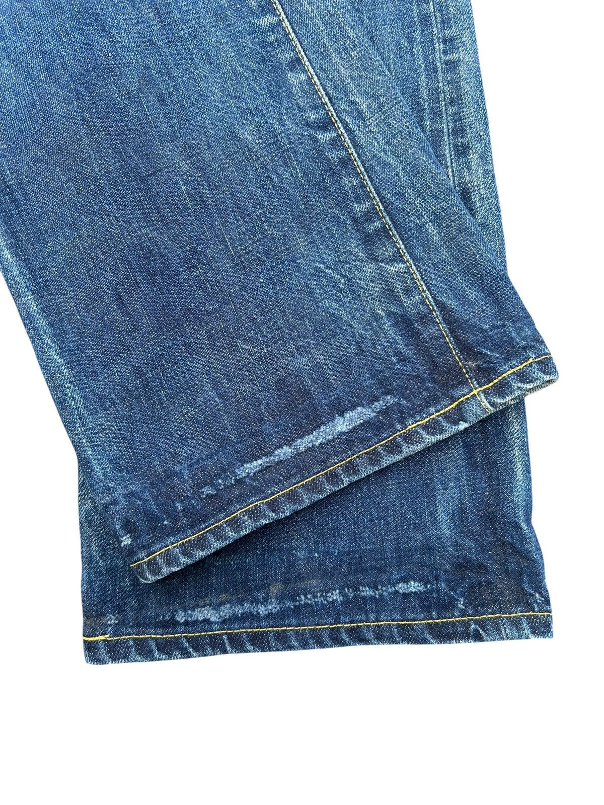 RRL Ralph Lauren FLARE RRL RALPH LAUREN SELVEDGE DISTRESSED DENIM JEANS Size US 34 / EU 50 - 14 Thumbnail